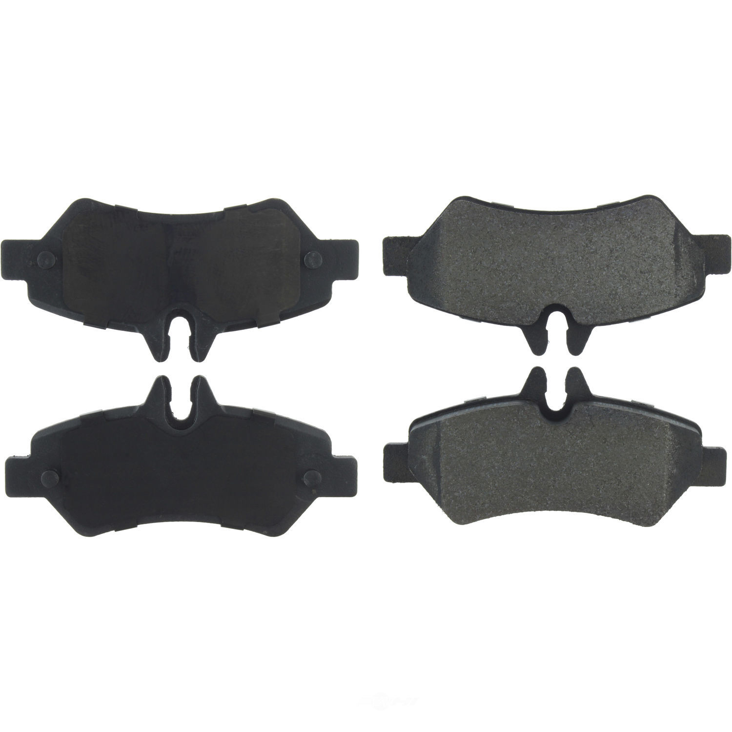 CENTRIC PARTS - Posi-Quiet Metallic Disc Brake Pad w/Shims & Hardware-Preferred - CEC 104.13170