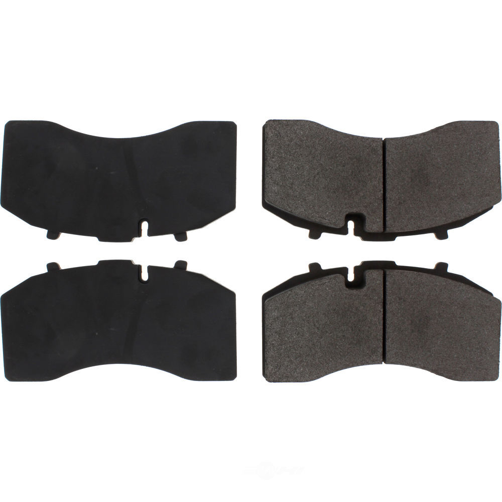 CENTRIC PARTS - Centric Posi Quiet Advanced Semi-Metallic Disc Brake Pad Sets (Rear) - CEC 104.13690
