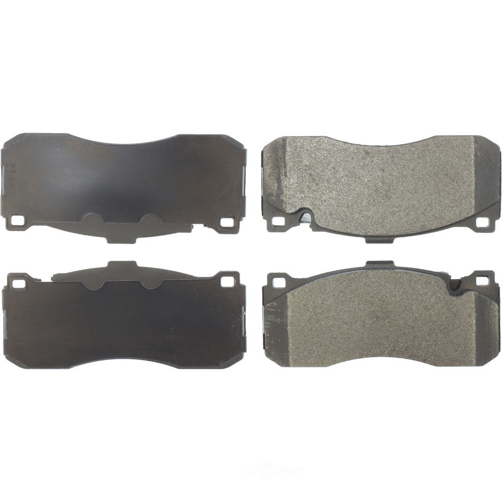 CENTRIC PARTS - Posi-Quiet Metallic Disc Brake Pad w/Shims & Hrdwr-Preferred - CEC 104.13710