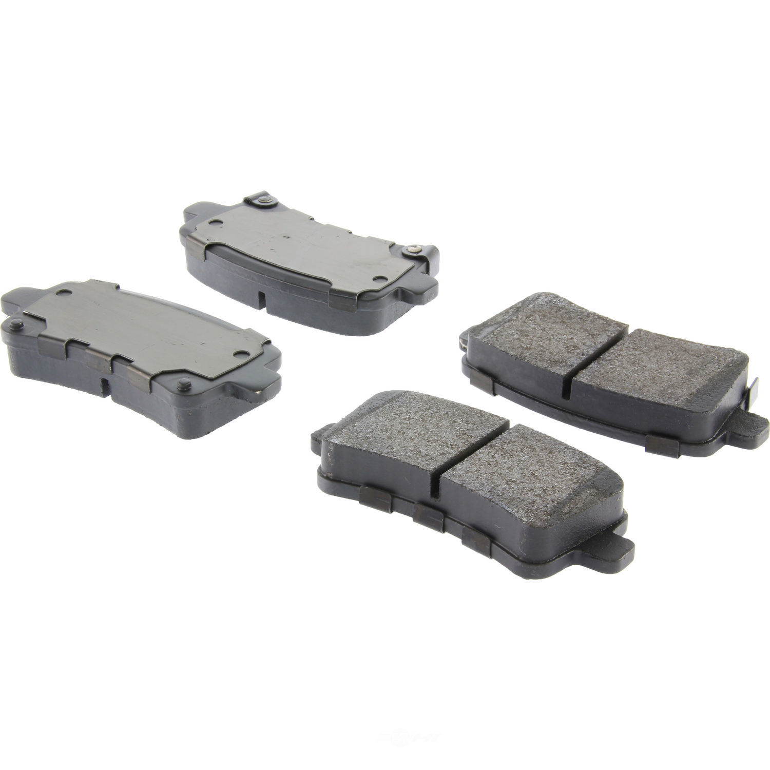 CENTRIC PARTS - Posi-Quiet Metallic Disc Brake Pad w/Shims & Hardware (Rear) - CEC 104.14302