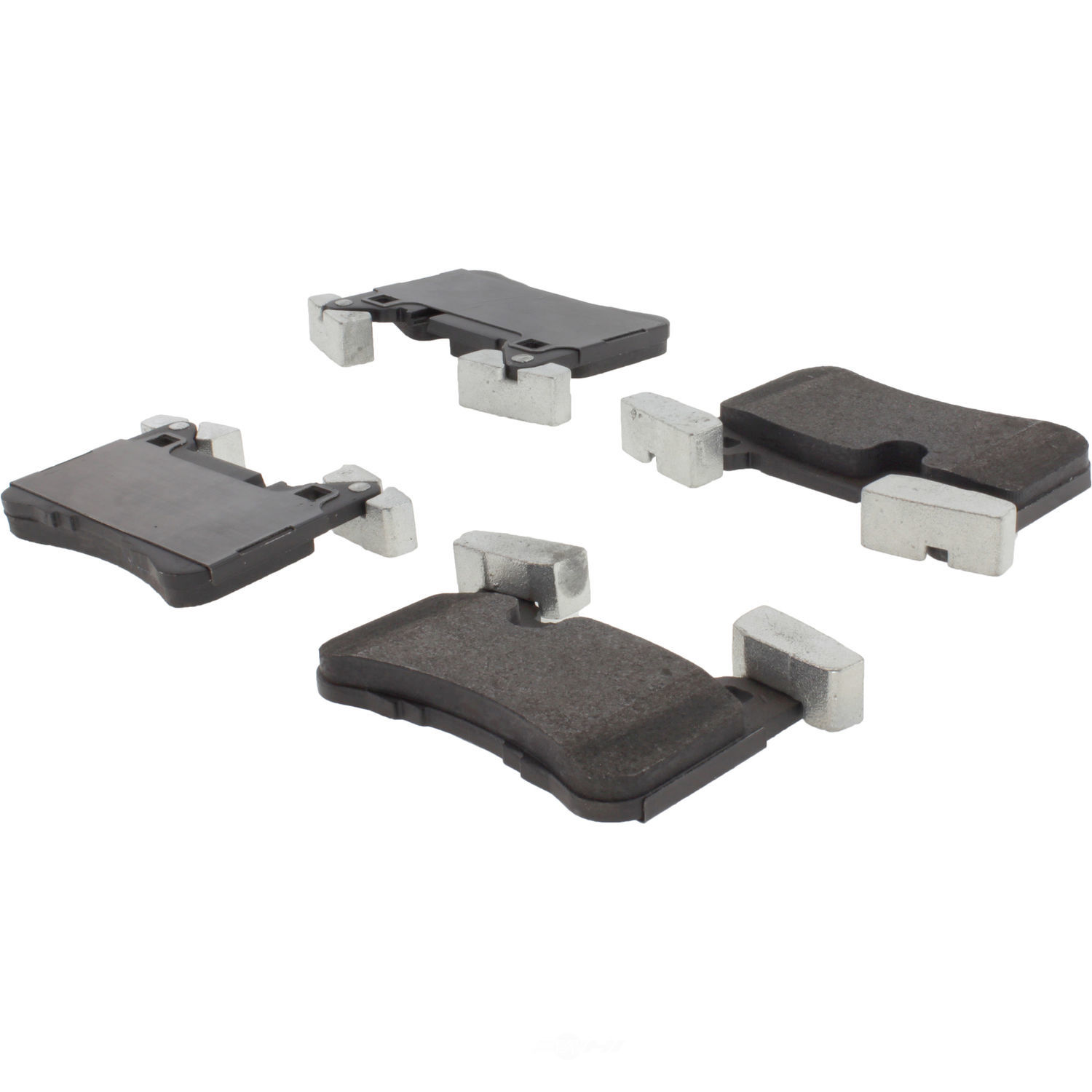 CENTRIC PARTS - Posi-Quiet Metallic Disc Brake Pad w/Shims & Hardware-Preferred (Rear) - CEC 104.14500