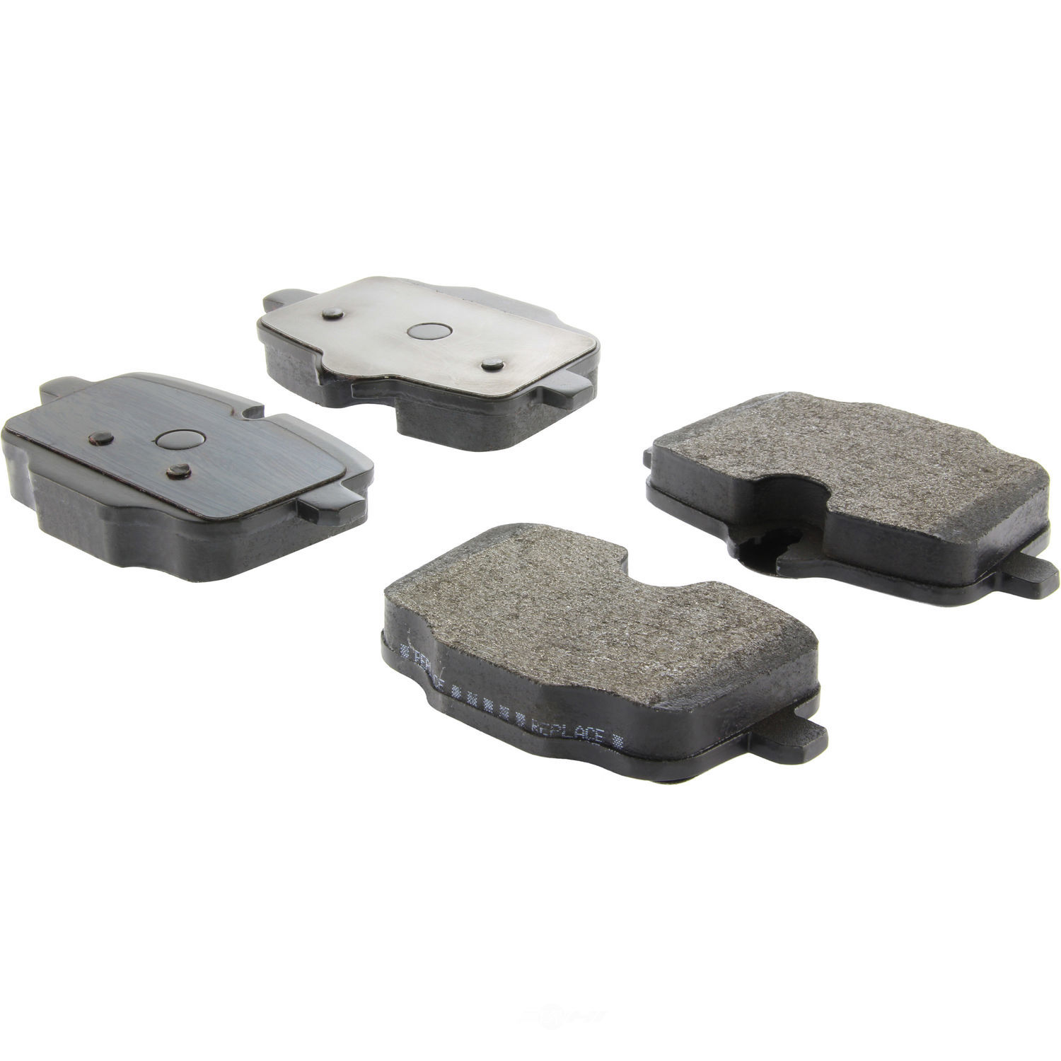 CENTRIC PARTS - Posi-Quiet Metallic Disc Brake Pad w/Shims & Hardware-Preferred (Rear) - CEC 104.14690