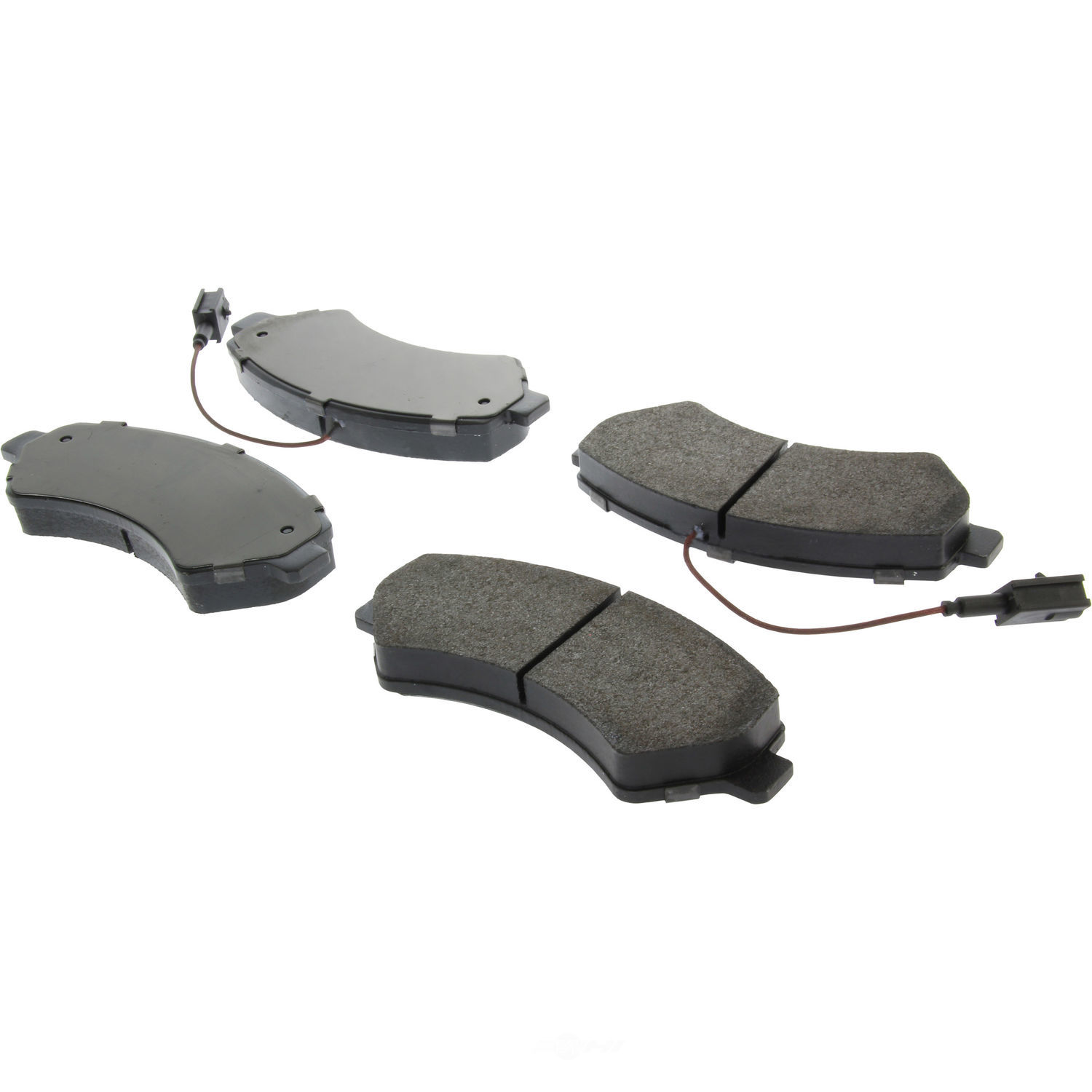 CENTRIC PARTS - Centric Posi Quiet Advanced Semi-Metallic Disc Brake Pad Sets (Front) - CEC 104.15401