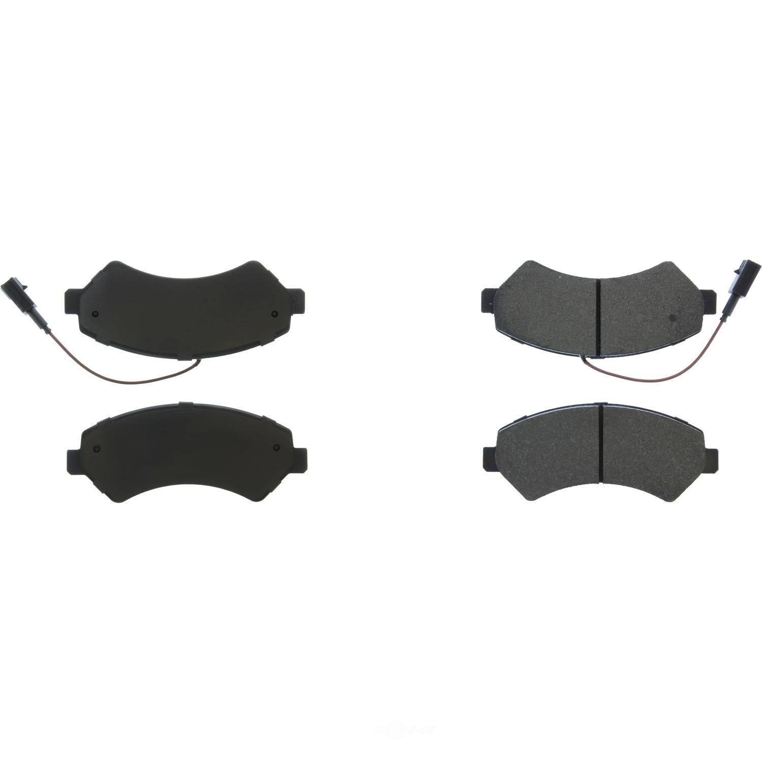 CENTRIC PARTS - Centric Posi Quiet Advanced Semi-Metallic Disc Brake Pad Sets - CEC 104.15401
