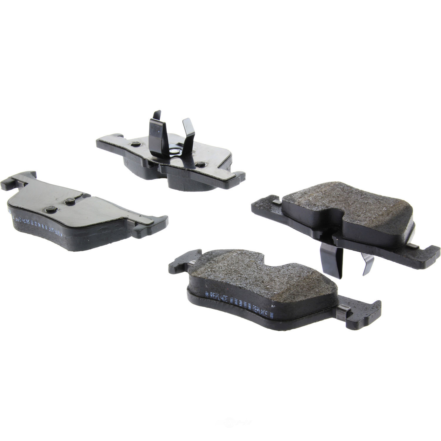 CENTRIC PARTS - Centric Posi Quiet Advanced Semi-Metallic Disc Brake Pad Sets (Rear) - CEC 104.16130