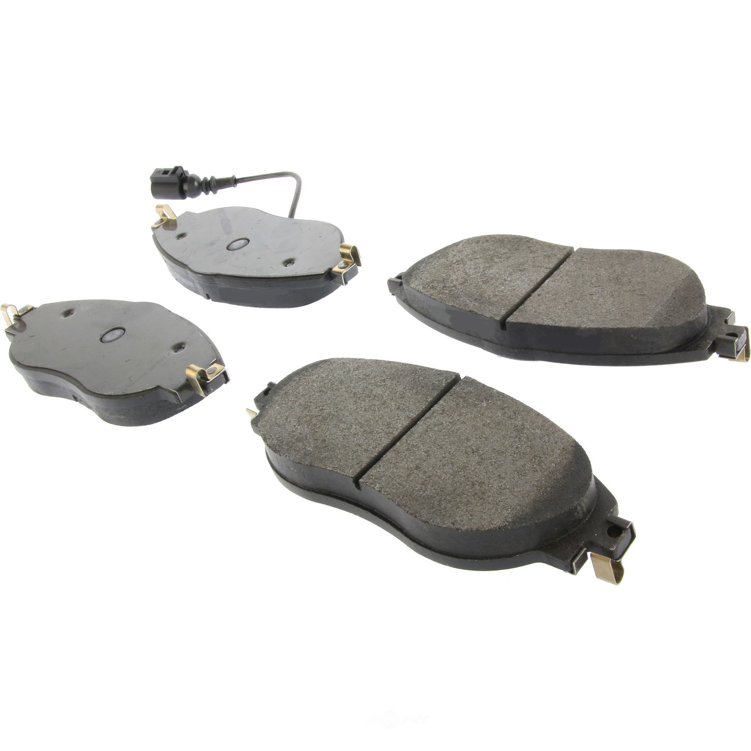 CENTRIC PARTS - Posi-Quiet Metallic Disc Brake Pad w/Shims & Hardware-Preferred (Front) - CEC 104.16330