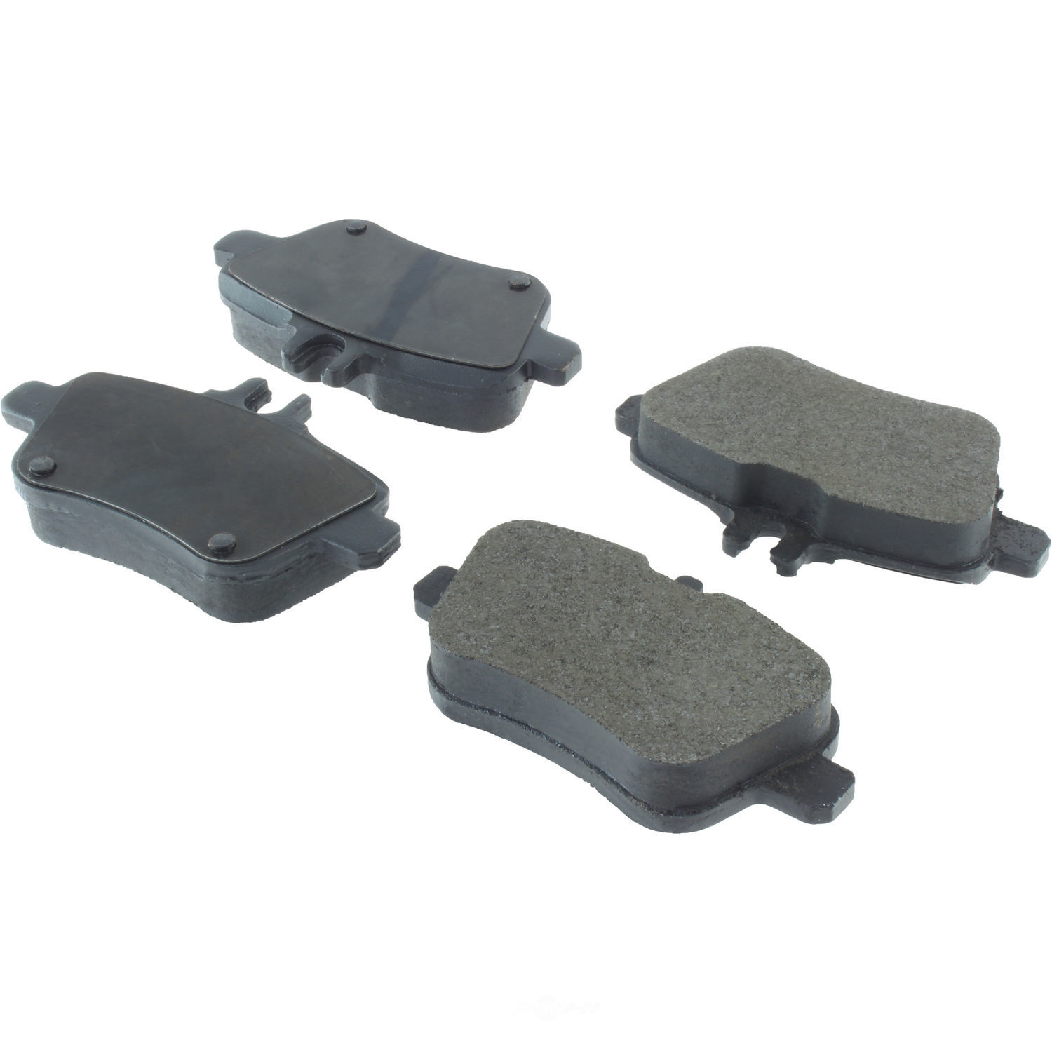 CENTRIC PARTS - Posi-Quiet Metallic Disc Brake Pad w/Shims & Hrdwr-Preferred (Rear) - CEC 104.16461