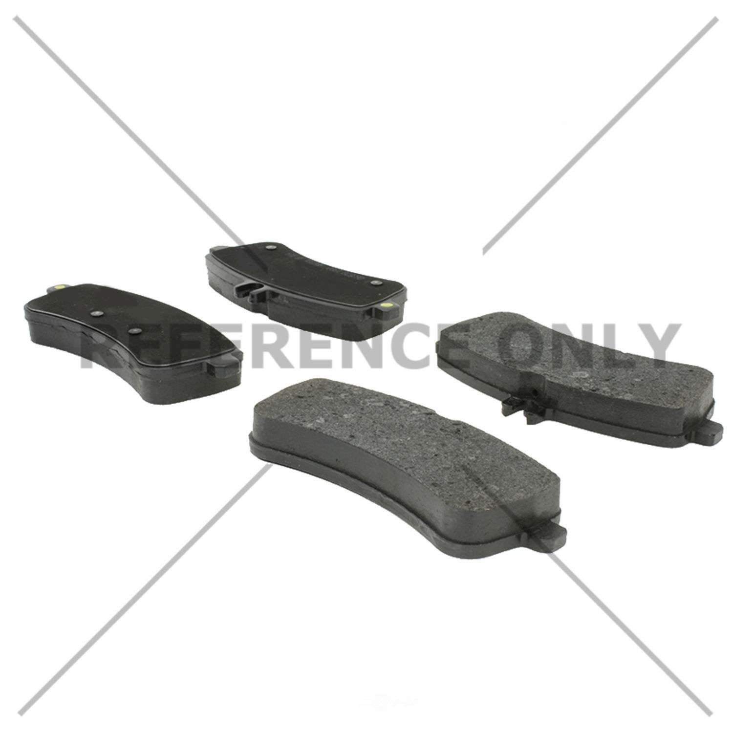 CENTRIC PARTS - Centric Posi-Quiet Semi-Metallic Disc Brake Pad Sets (Rear) - CEC 104.16810