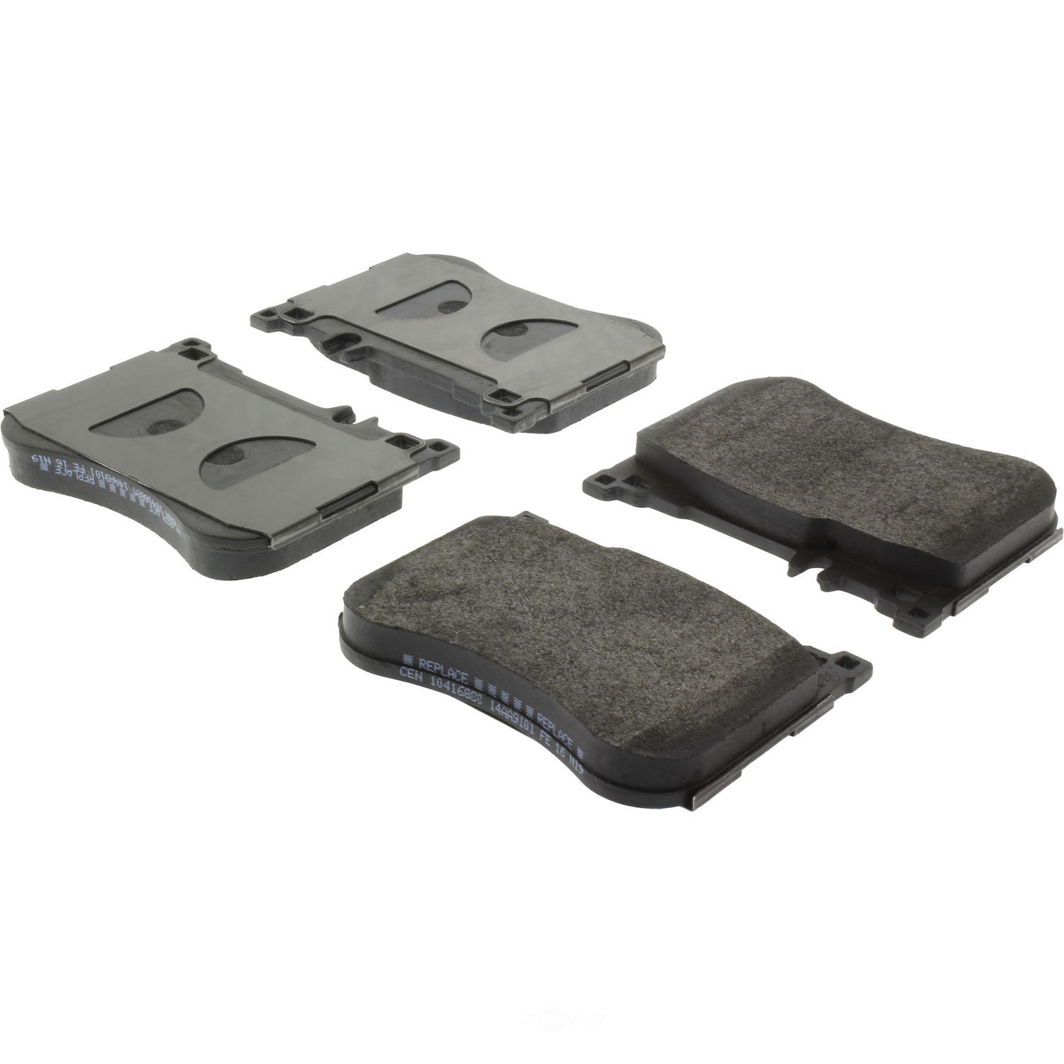 CENTRIC PARTS - Centric Posi Quiet Advanced Semi-Metallic Disc Brake Pad Sets (Front) - CEC 104.16880