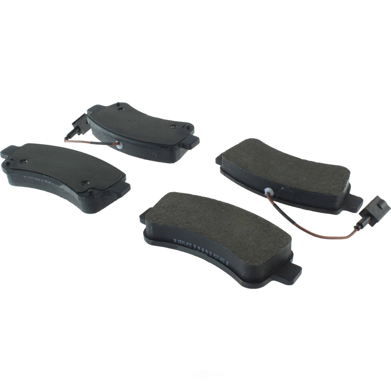 CENTRIC PARTS - Centric Posi Quiet Advanced Semi-Metallic Disc Brake Pad Sets (Rear) - CEC 104.17461