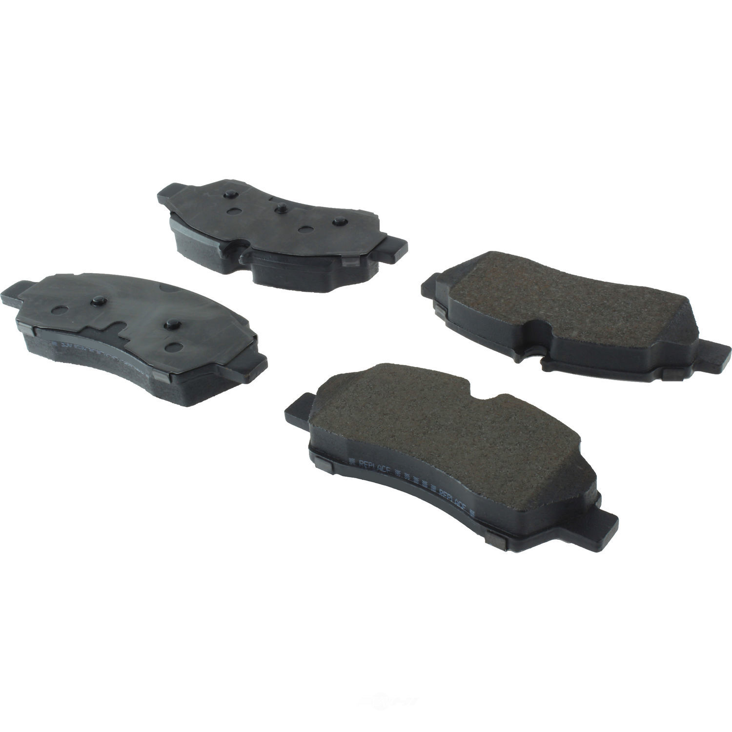 CENTRIC PARTS - Posi-Quiet Metallic Disc Brake Pad w/Shims & Hardware (Rear) - CEC 104.17750