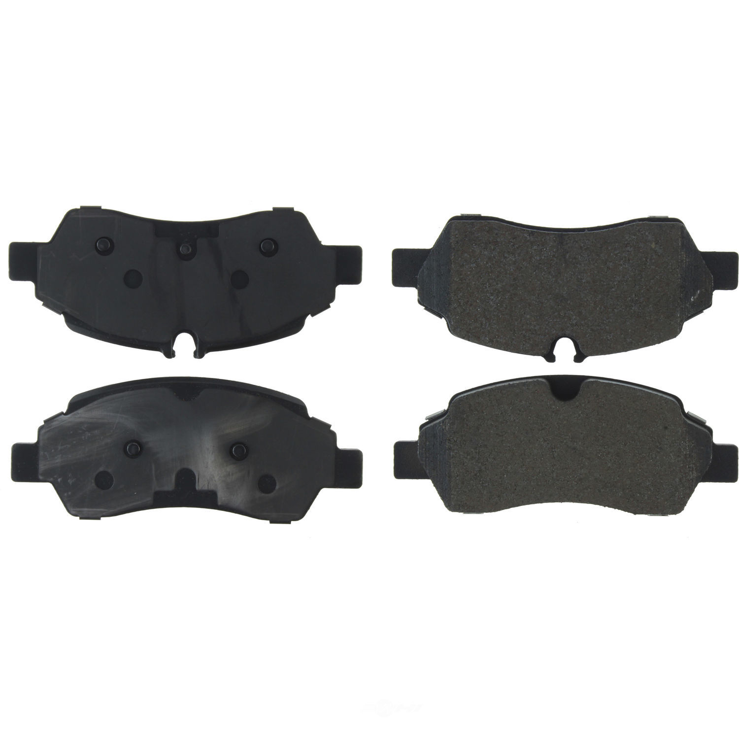 CENTRIC PARTS - Posi-Quiet Metallic Disc Brake Pad w/Shims & Hardware - CEC 104.17750