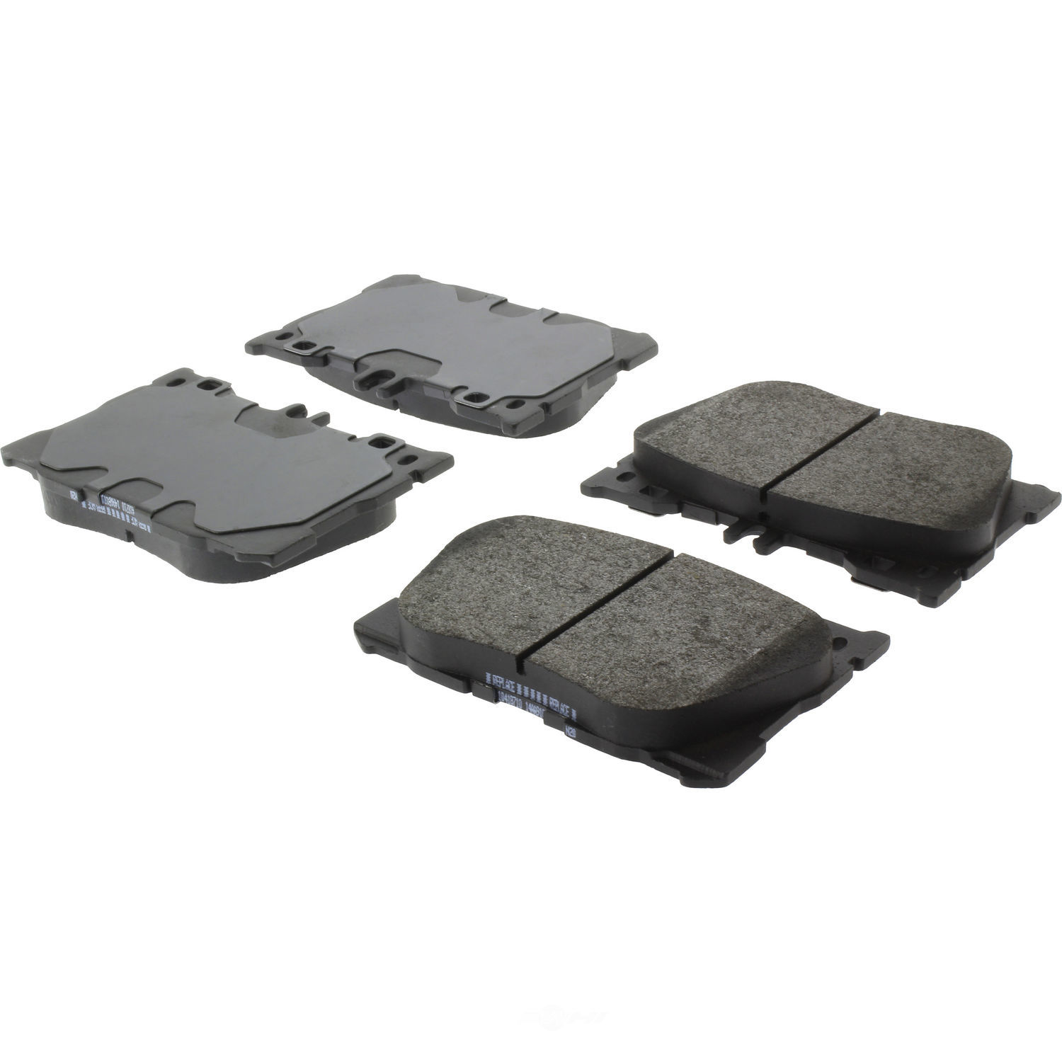 CENTRIC PARTS - Centric Posi Quiet Advanced Semi-Metallic Disc Brake Pad Sets (Front) - CEC 104.18710