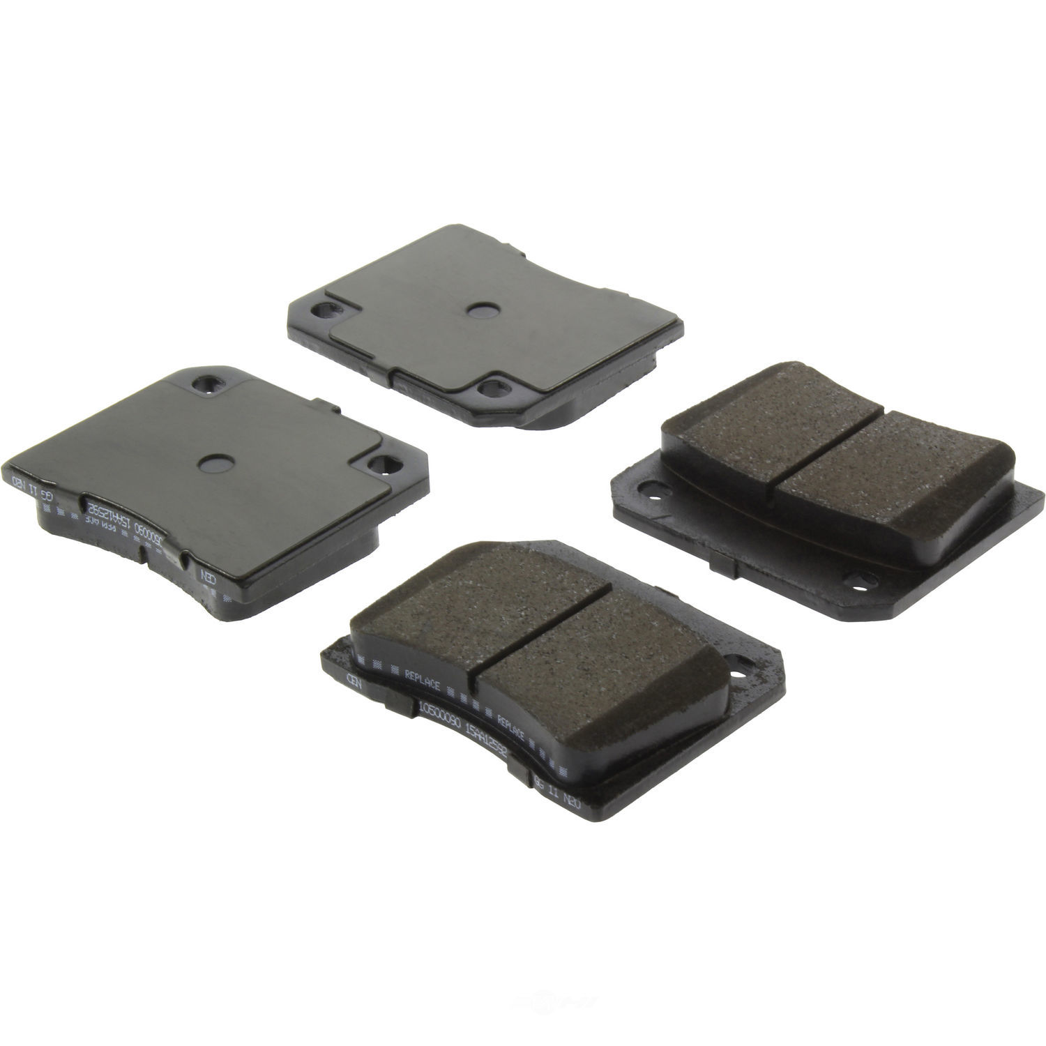 CENTRIC PARTS - Centric Posi Quiet Advanced Ceramic Disc Brake Pad Sets (Rear) - CEC 105.00090