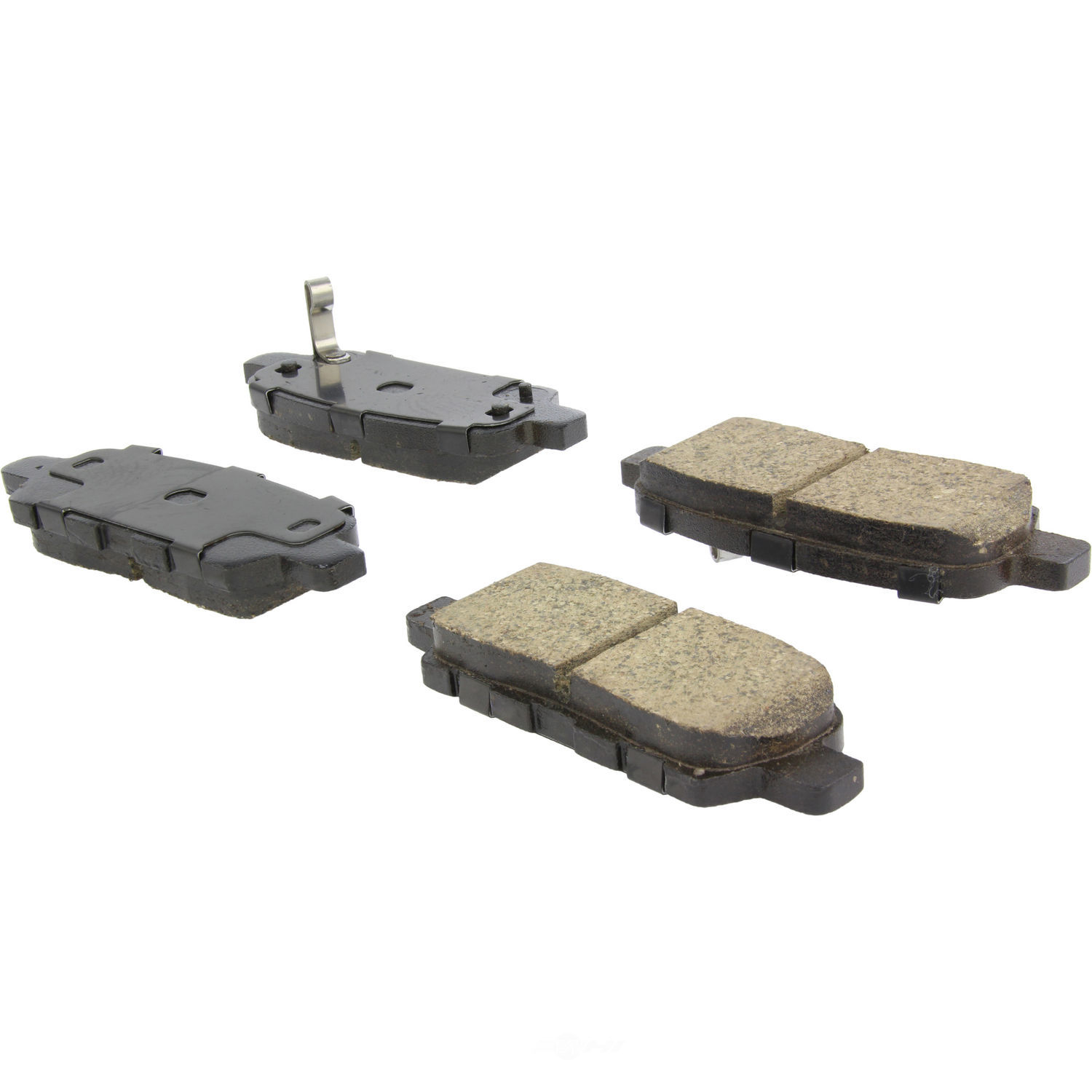 CENTRIC PARTS - Posi-Quiet Ceramic Disc Brake Pad w/Shims & Hardware-Preferred (Rear) - CEC 105.09050