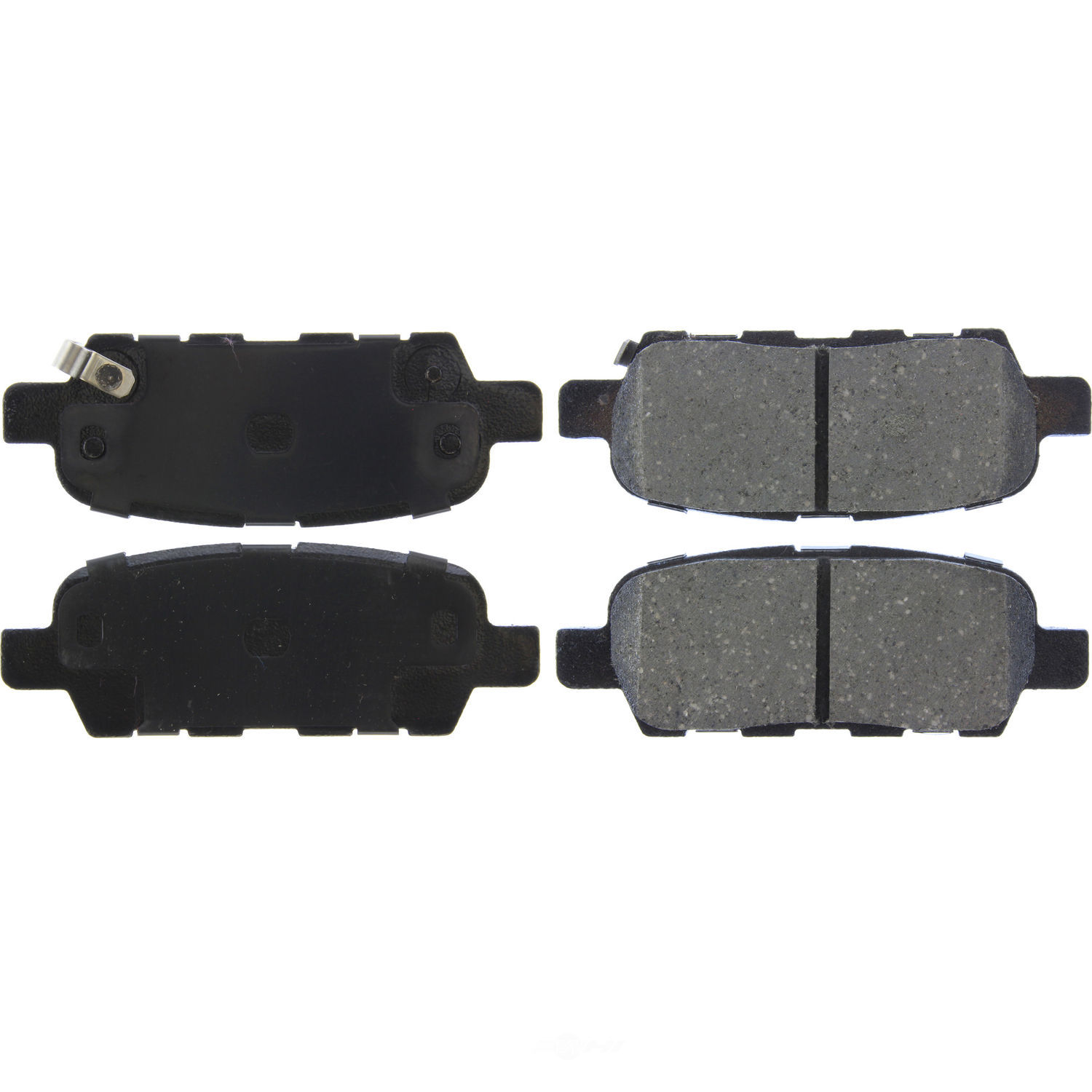 CENTRIC PARTS - Posi-Quiet Ceramic Disc Brake Pad w/Shims & Hardware-Preferred - CEC 105.09051