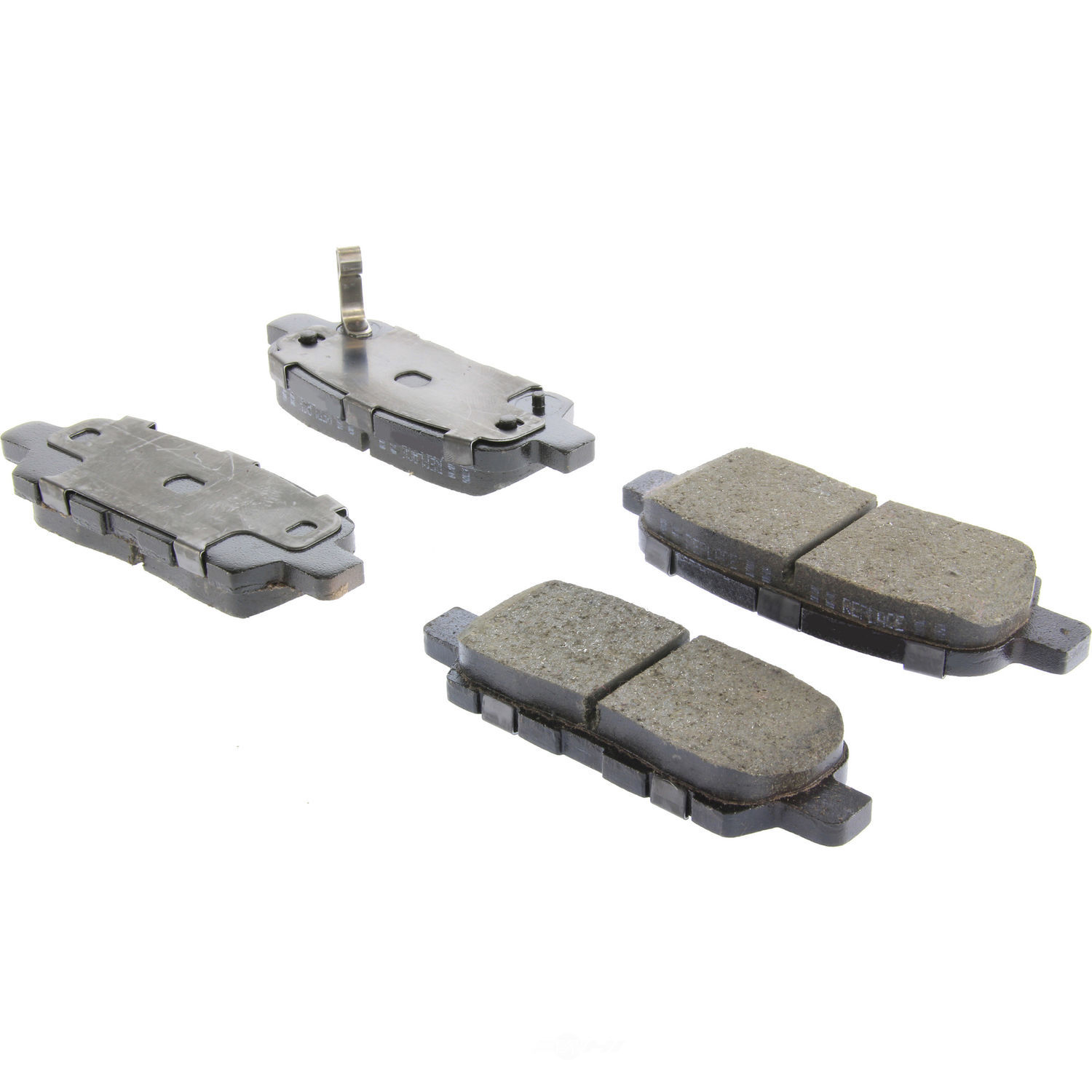 CENTRIC PARTS - Posi-Quiet Ceramic Disc Brake Pad w/Shims & Hardware-Preferred (Rear) - CEC 105.09052