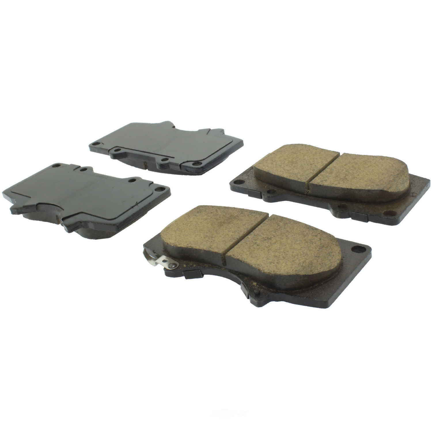 CENTRIC PARTS - Posi-Quiet Ceramic Disc Brake Pad w/Shims & Hardware-Preferred (Front) - CEC 105.09760