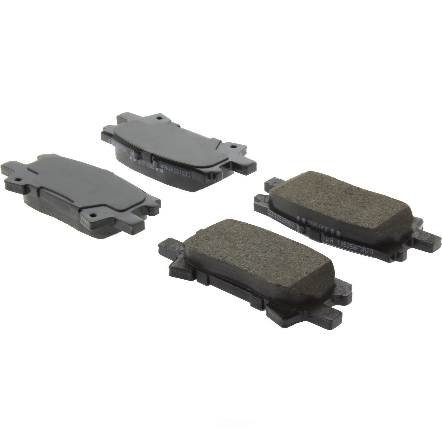 CENTRIC PARTS - Centric Posi Quiet Advanced Ceramic Disc Brake Pad Sets (Rear) - CEC 105.09960