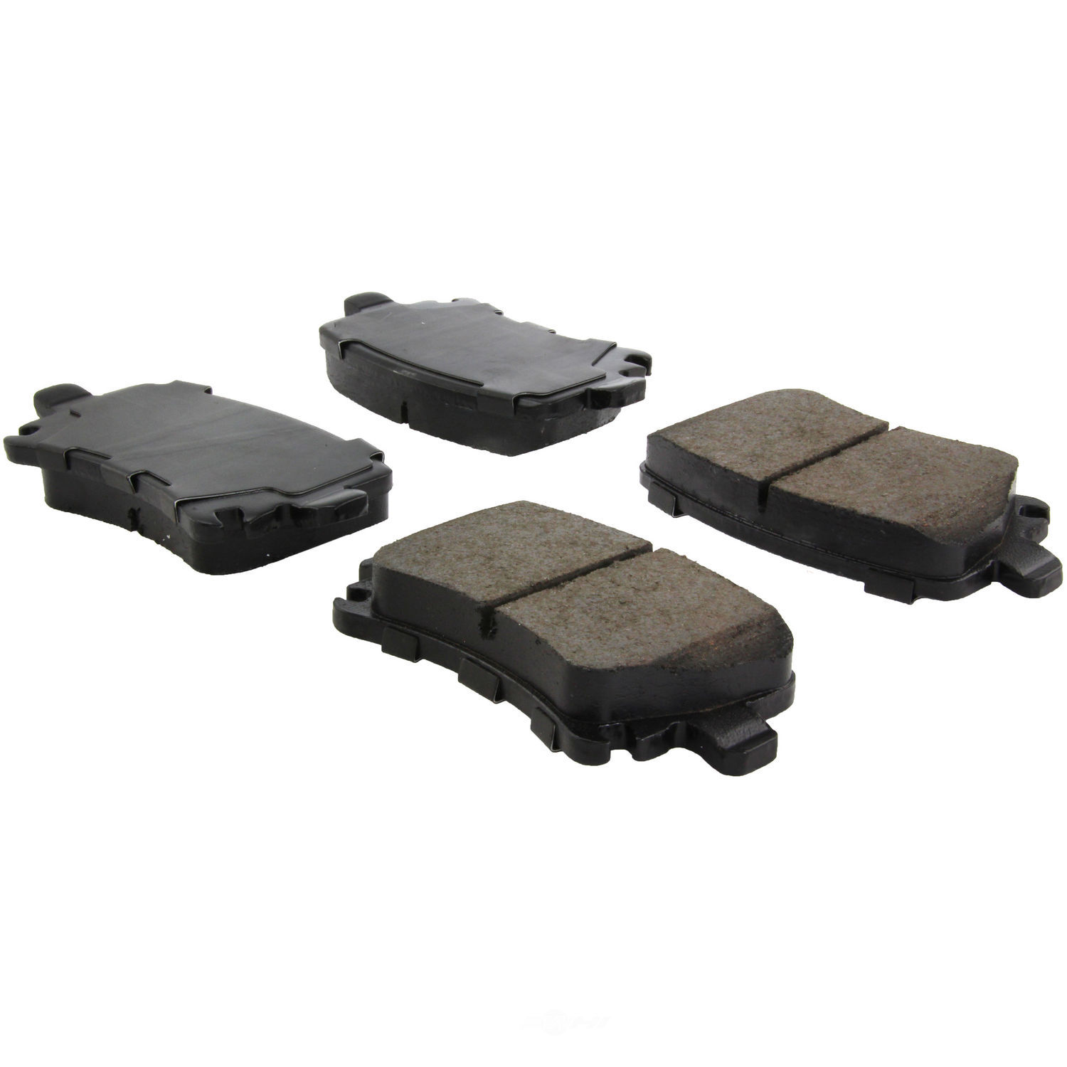 CENTRIC PARTS - Posi-Quiet Ceramic Disc Brake Pad w/Shims & Hardware (Rear) - CEC 105.11081