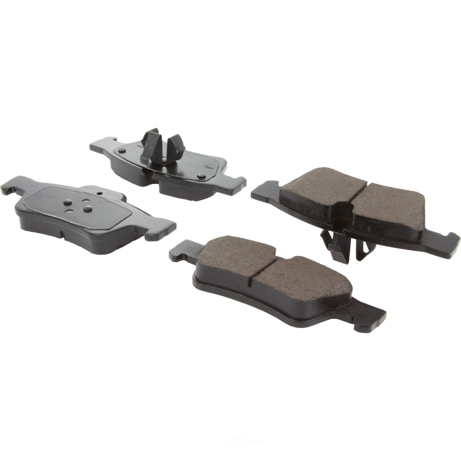 CENTRIC PARTS - Posi-Quiet Ceramic Disc Brake Pad w/Shims & Hardware (Rear) - CEC 105.11220