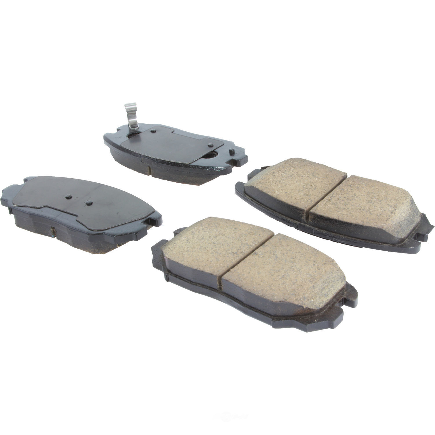 CENTRIC PARTS - Posi-Quiet Ceramic Disc Brake Pad w/Shims & Hardware-Preferred (Front) - CEC 105.11251