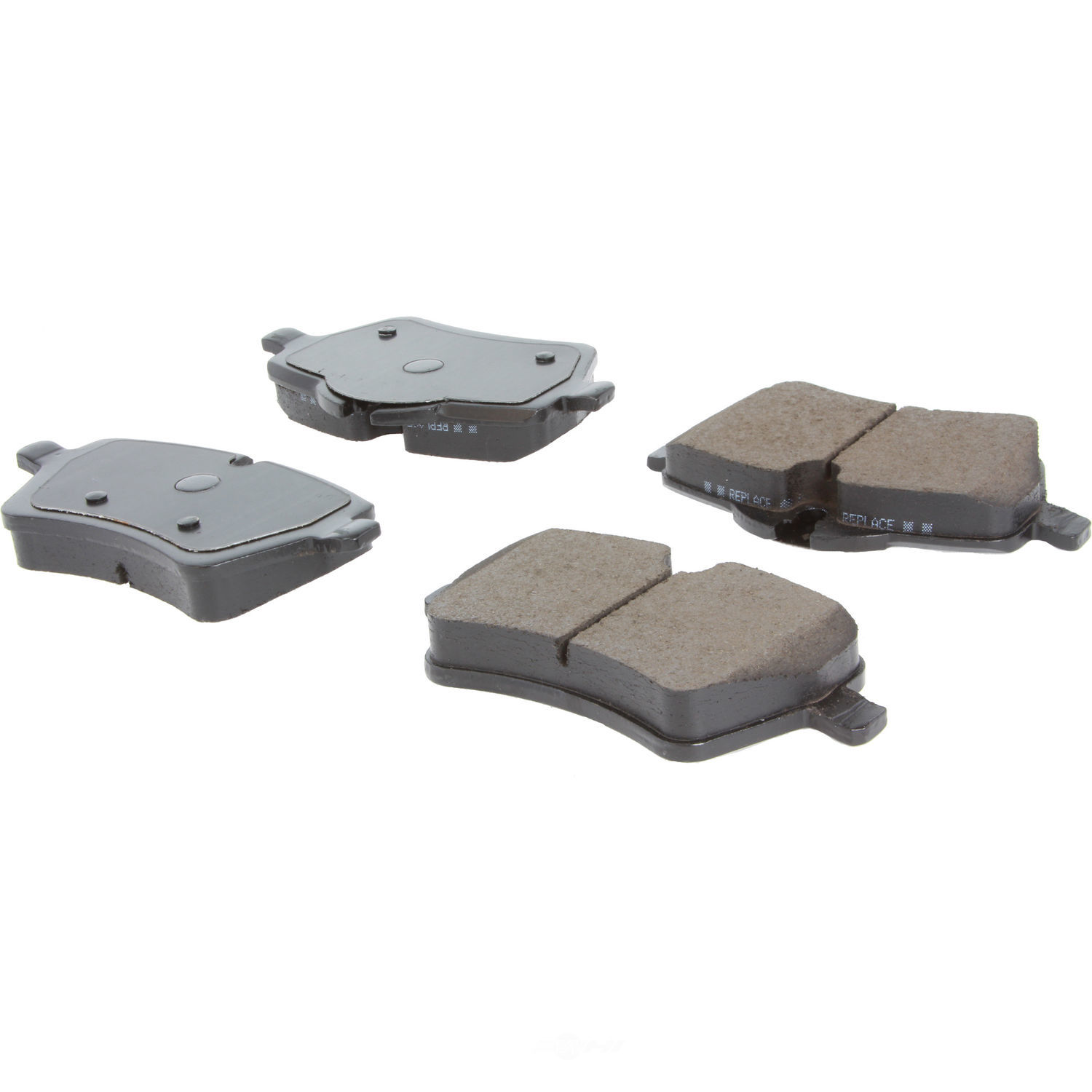 CENTRIC PARTS - Posi-Quiet Ceramic Disc Brake Pad w/Shims & Hardware-Preferred (Front) - CEC 105.12040
