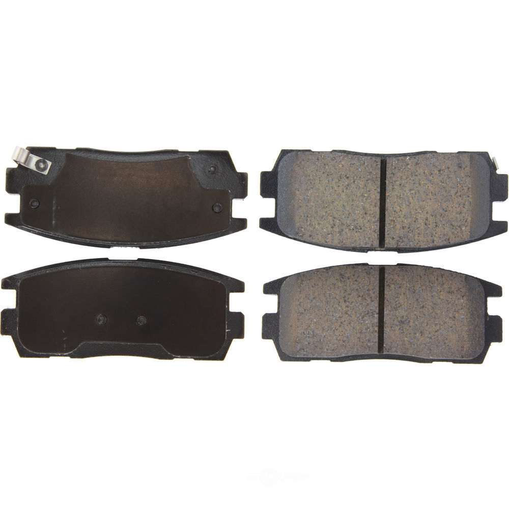 CENTRIC PARTS - Centric Posi-Quiet Ceramic Disc Brake Pad Sets - CEC 105.12750