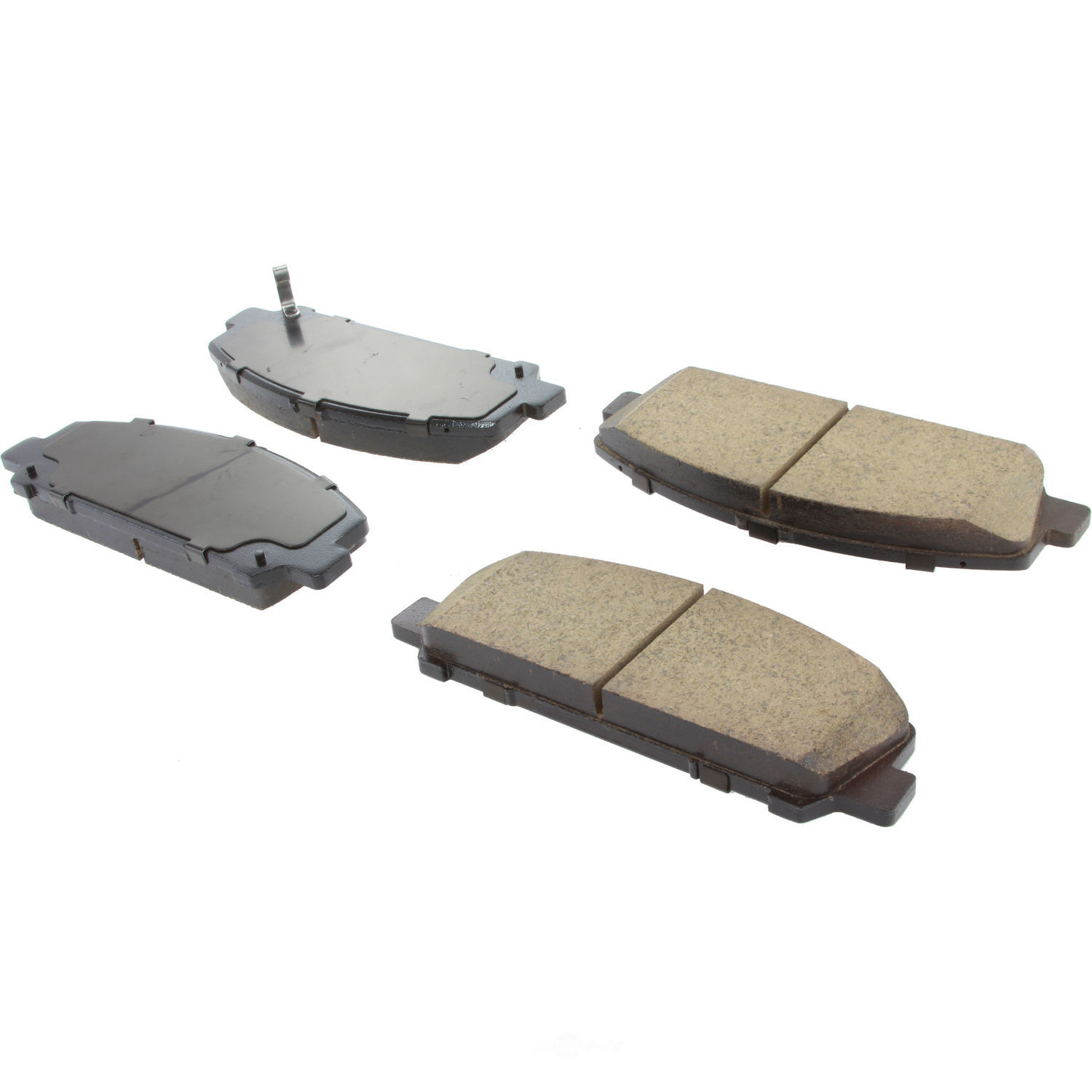 CENTRIC PARTS - Posi-Quiet Ceramic Disc Brake Pad w/Shims & Hardware-Preferred (Front) - CEC 105.12860