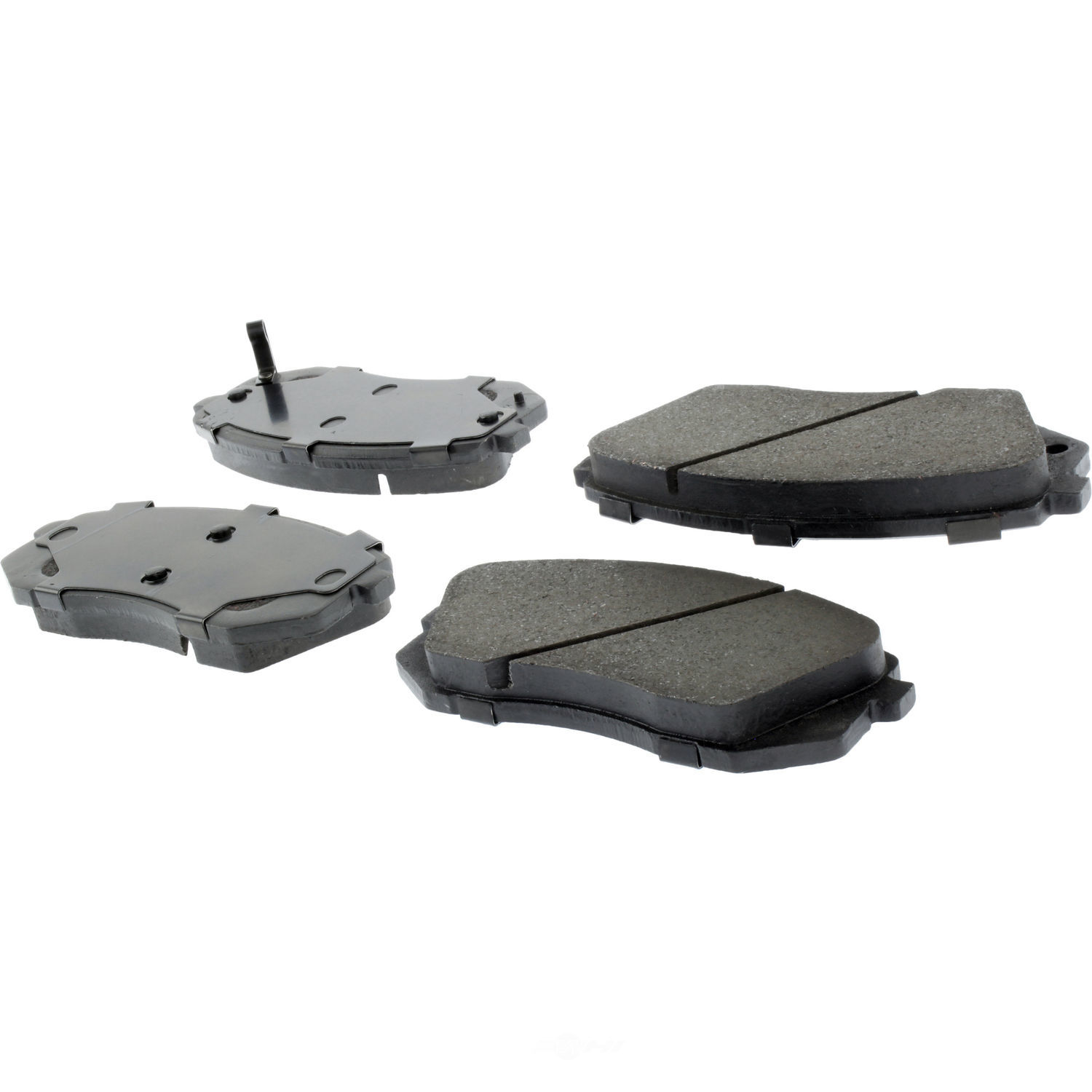 CENTRIC PARTS - Posi-Quiet Ceramic Disc Brake Pad w/Shims & Hardware-Preferred (Front) - CEC 105.12950