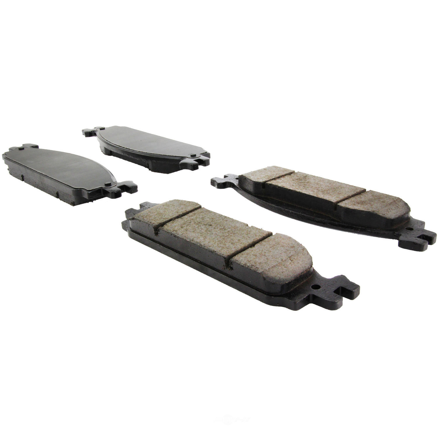 CENTRIC PARTS - Posi-Quiet Ceramic Disc Brake Pad w/Shims & Hardware-Preferred (Front) - CEC 105.13760