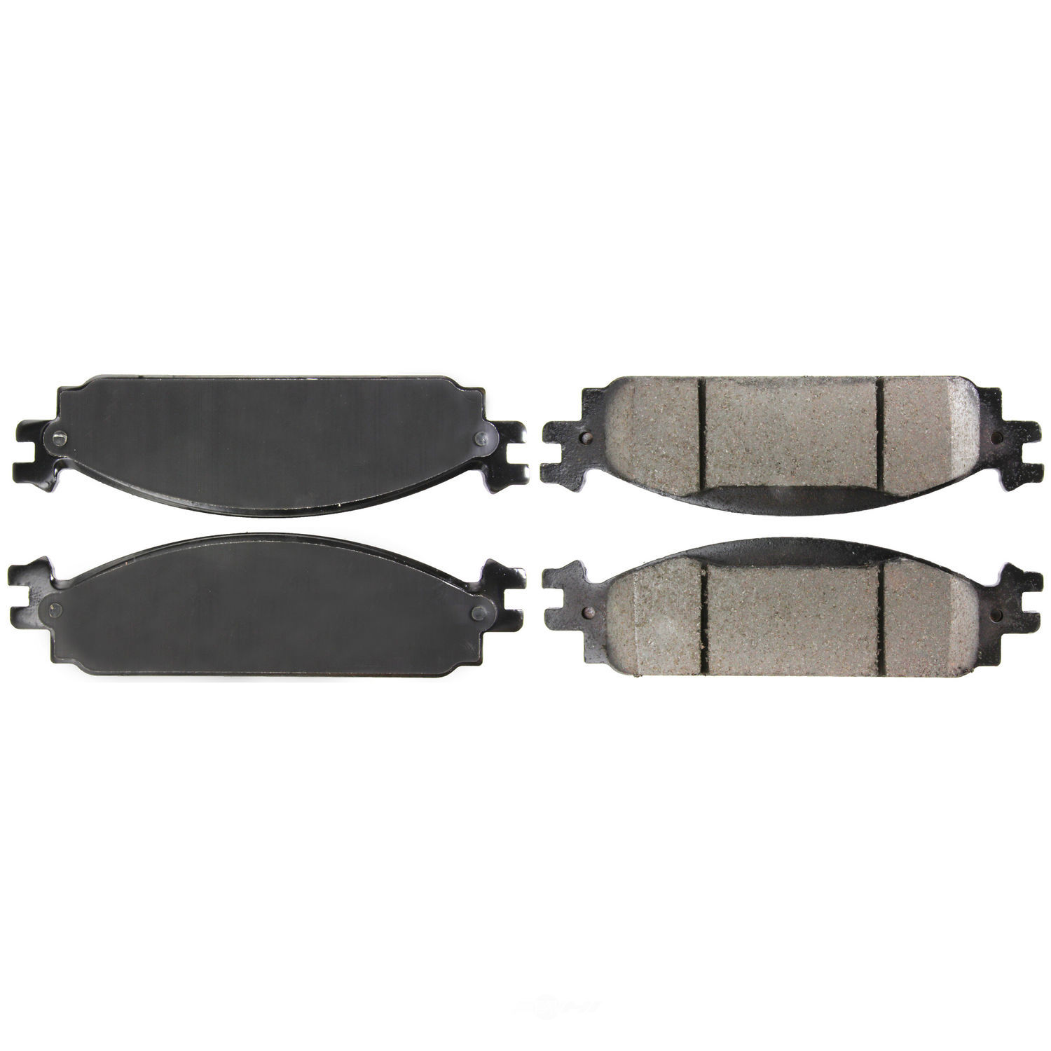 CENTRIC PARTS - Posi-Quiet Ceramic Disc Brake Pad w/Shims & Hardware-Preferred - CEC 105.13760