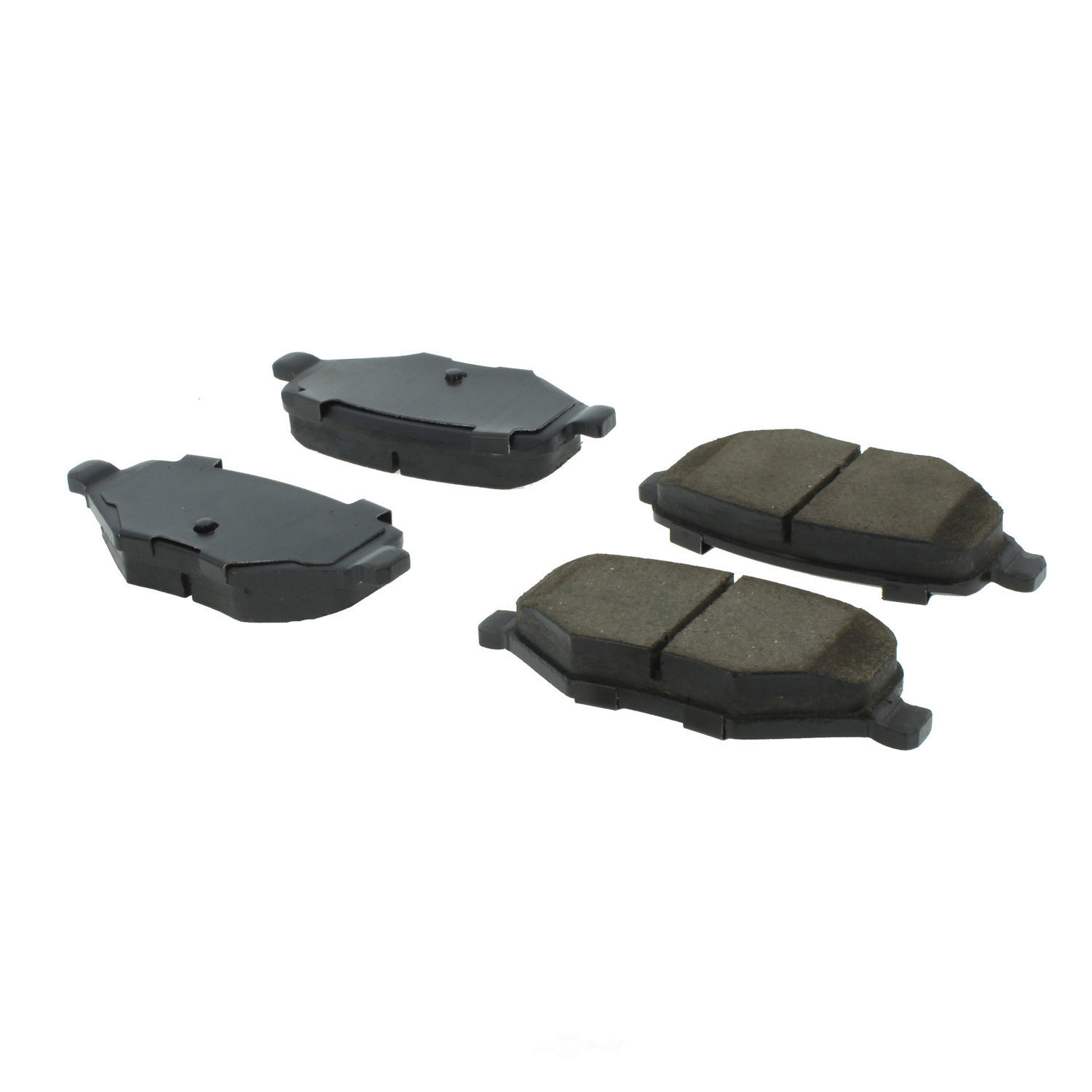 CENTRIC PARTS - Posi-Quiet Ceramic Disc Brake Pad w/Shims & Hardware-Preferred (Rear) - CEC 105.13770