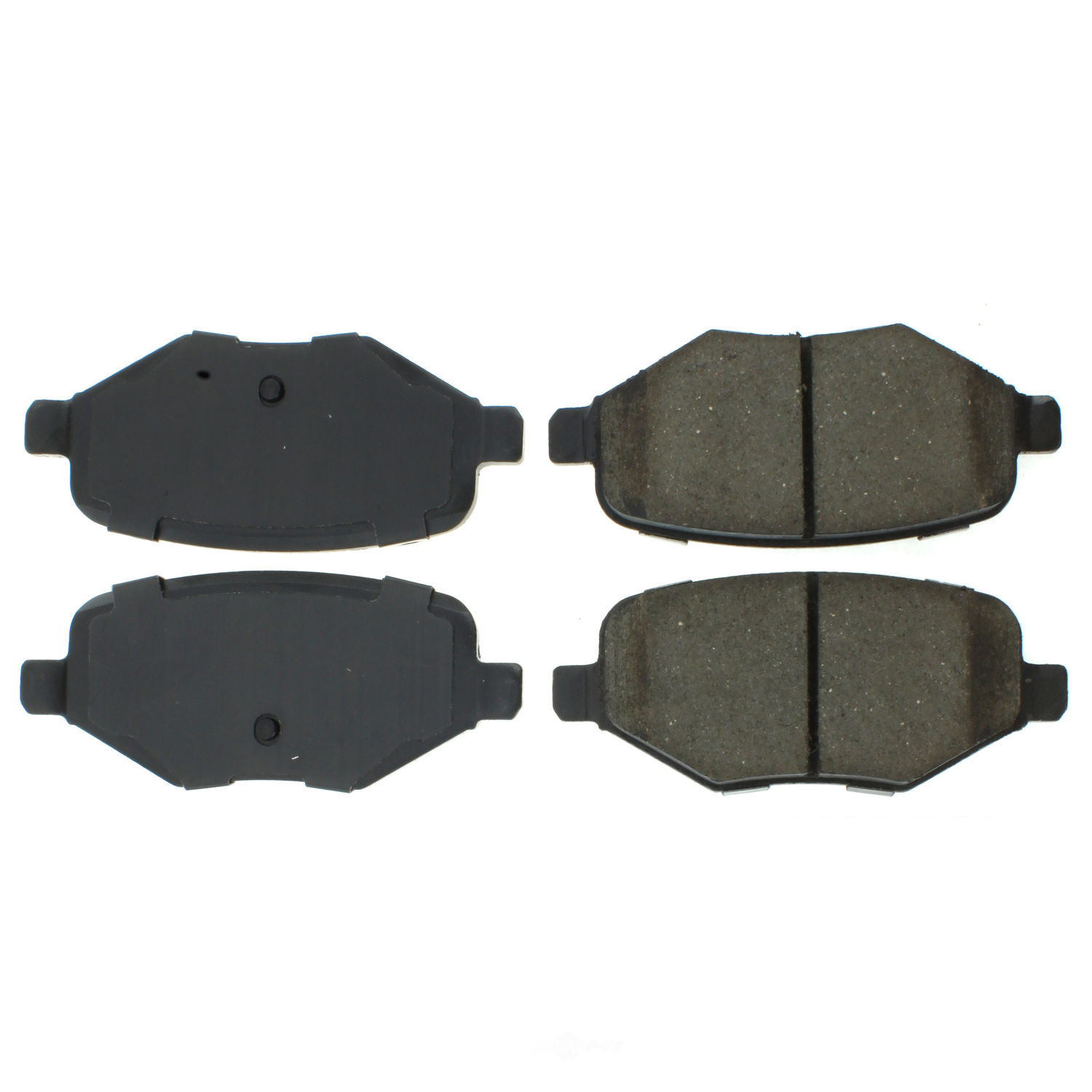 CENTRIC PARTS - Posi-Quiet Ceramic Disc Brake Pad w/Shims & Hardware-Preferred - CEC 105.13770