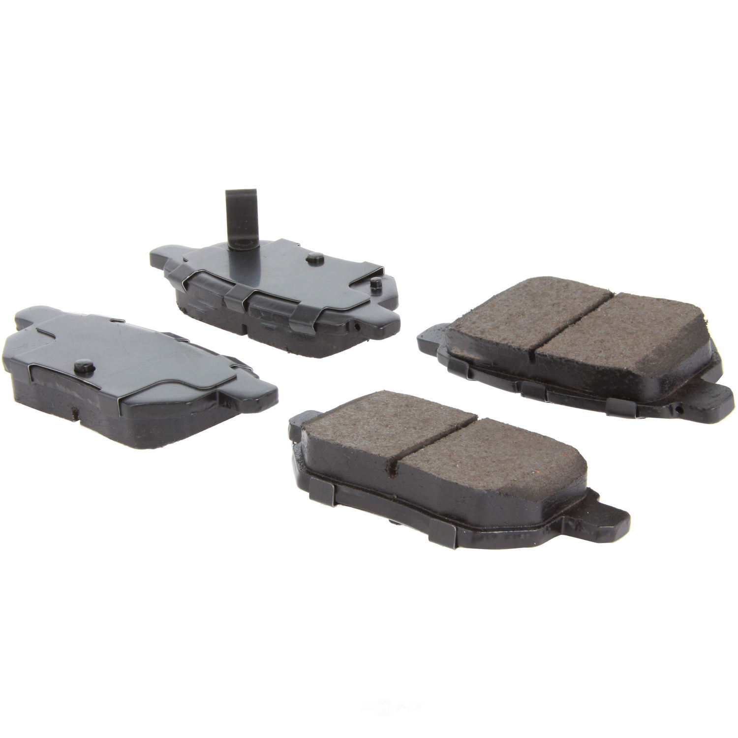 CENTRIC PARTS - Posi-Quiet Ceramic Disc Brake Pad w/Shims & Hardware-Preferred (Rear) - CEC 105.14230