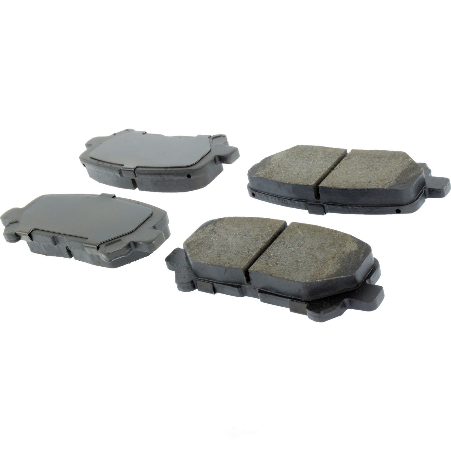 CENTRIC PARTS - Posi-Quiet Ceramic Disc Brake Pad w/Shims & Hardware-Preferred (Rear) - CEC 105.15850