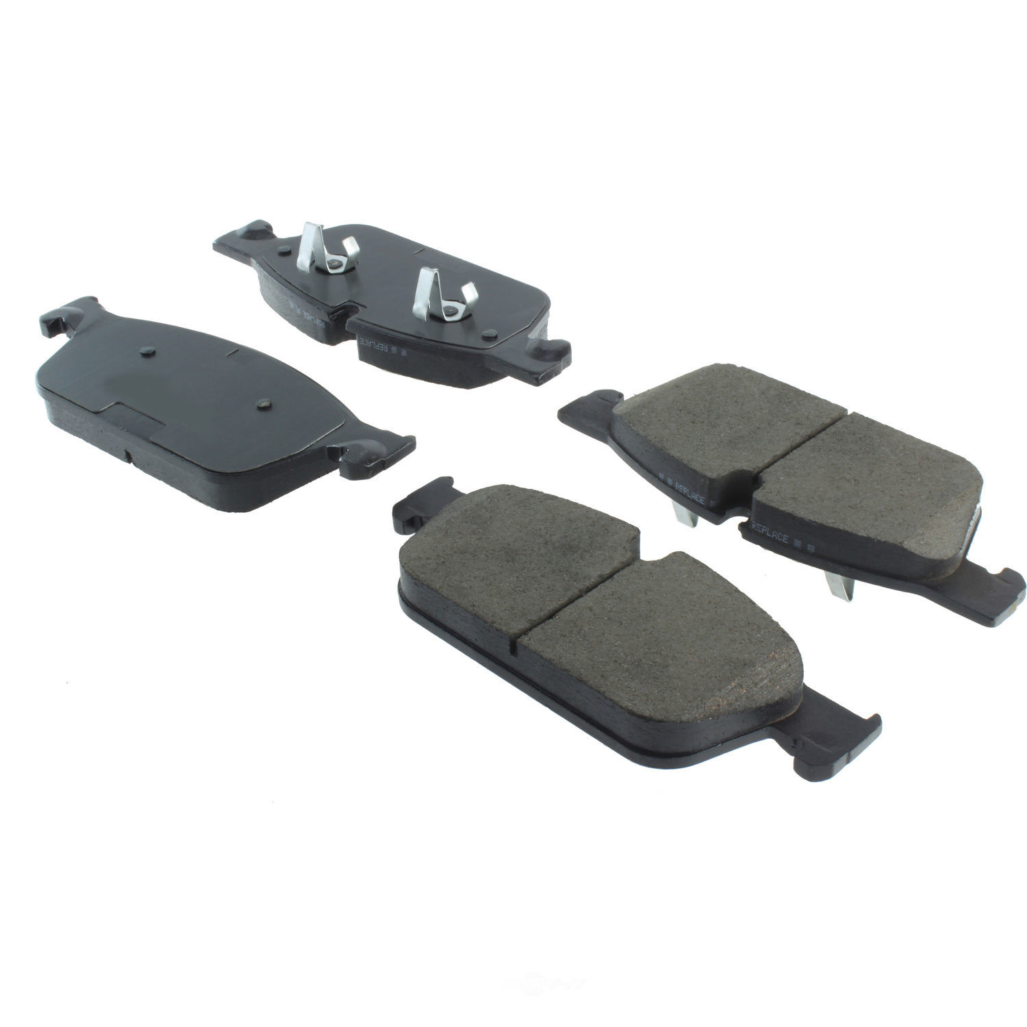 CENTRIC PARTS - Posi-Quiet Ceramic Disc Brake Pad w/Shims-Preferred (Front) - CEC 105.16361
