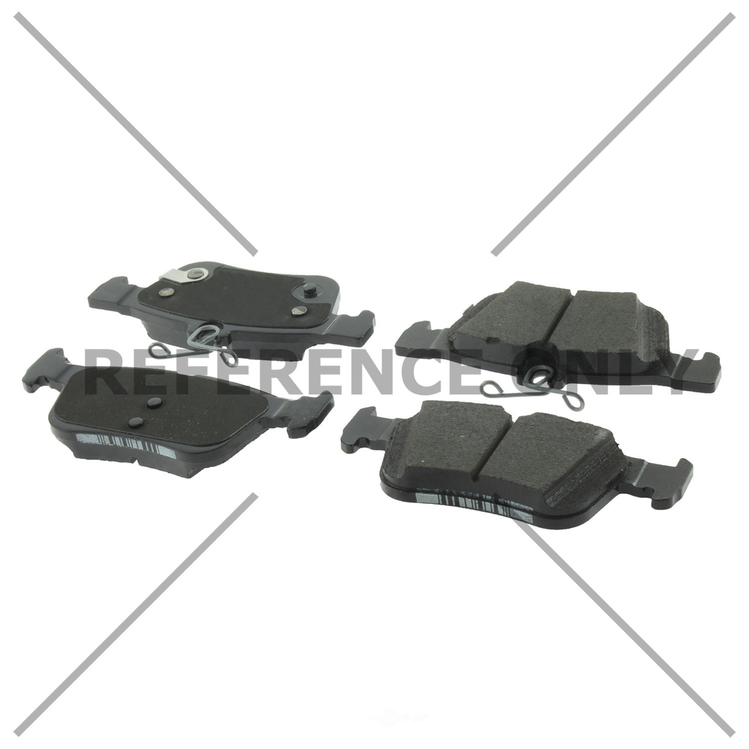 CENTRIC PARTS - Centric Posi-Quiet Ceramic Disc Brake Pad Sets (Rear) - CEC 105.16651
