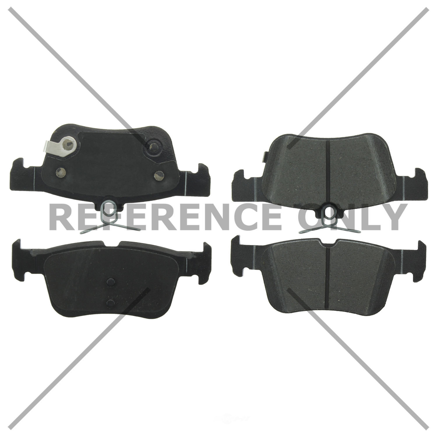 CENTRIC PARTS - Centric Posi-Quiet Ceramic Disc Brake Pad Sets - CEC 105.16651