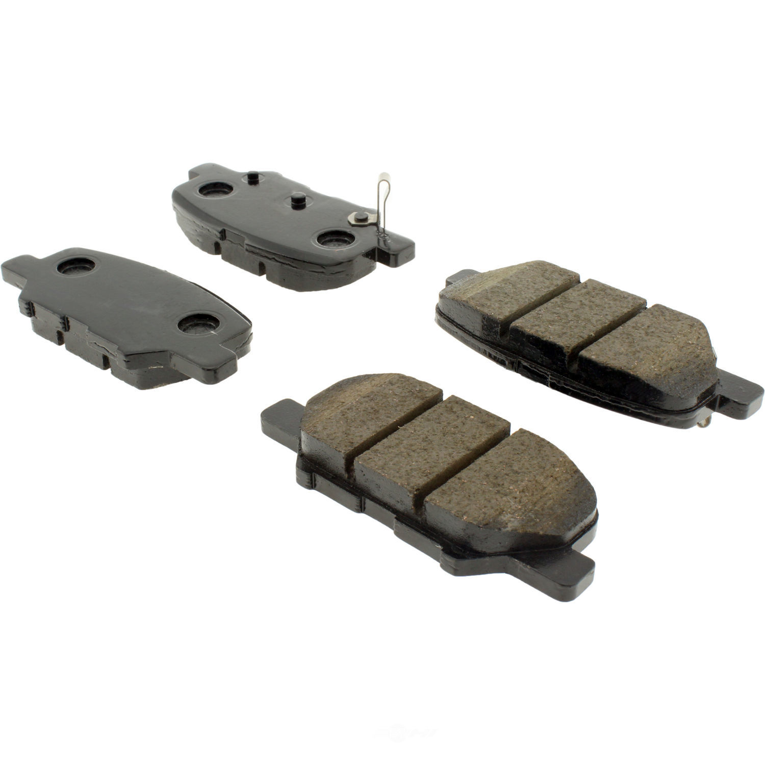 CENTRIC PARTS - Posi-Quiet Ceramic Disc Brake Pad w/Shims & Hrdwr-Preferred (Rear) - CEC 105.16790