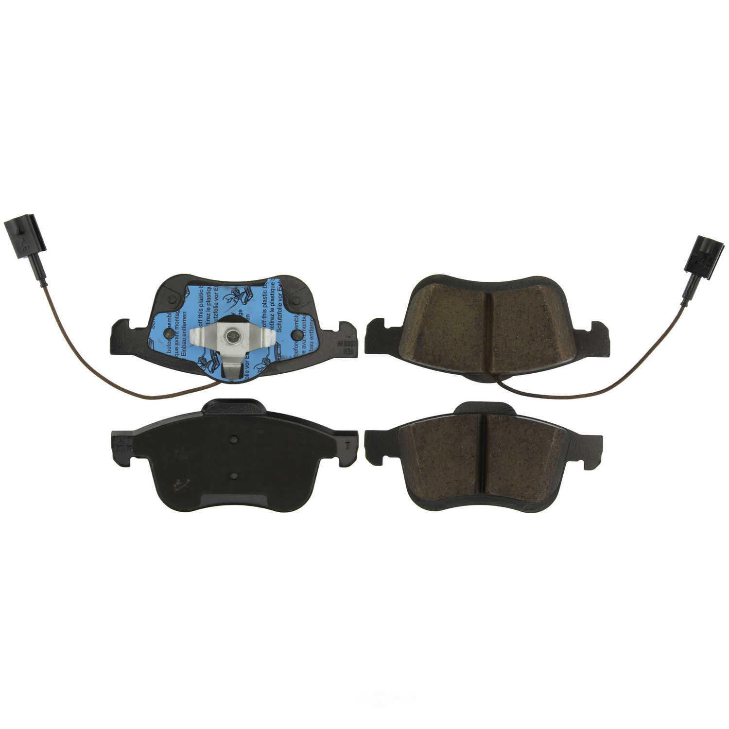 CENTRIC PARTS - Centric Posi Quiet Advanced Ceramic Disc Brake Pad Sets - CEC 105.17211