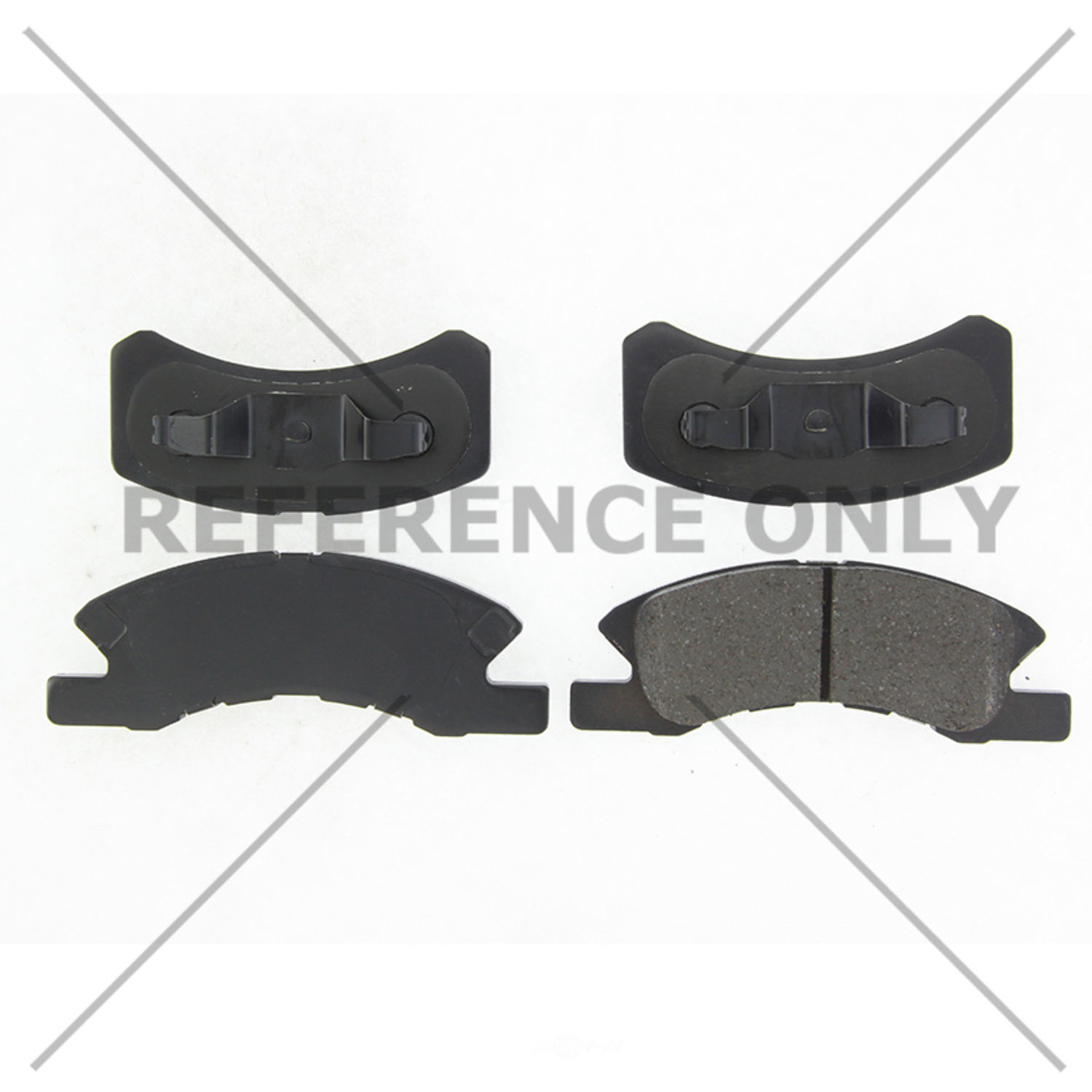CENTRIC PARTS - Posi-Quiet Ceramic Disc Brake Pad w/Shims-Preferred - CEC 105.17310