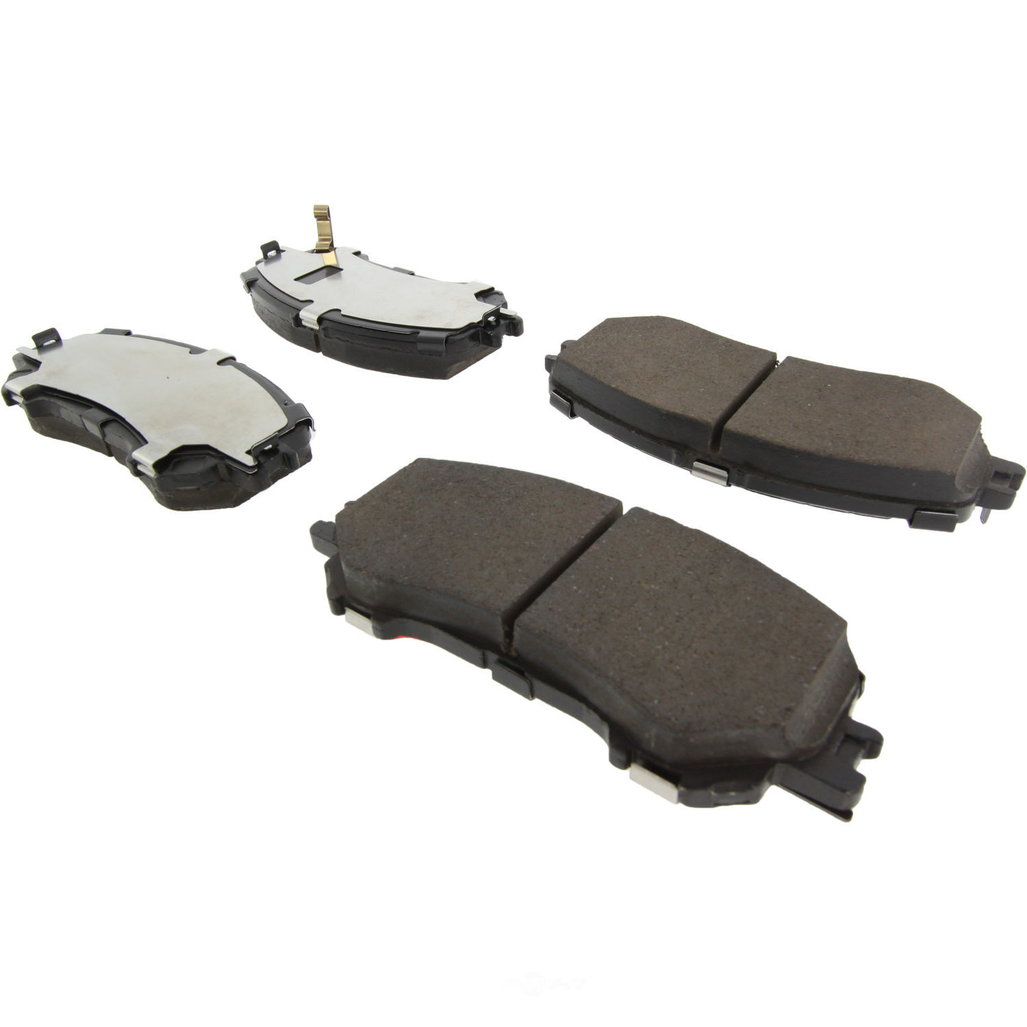 CENTRIC PARTS - Posi-Quiet Ceramic Disc Brake Pad w/Shims & Hardware-Preferred (Front) - CEC 105.17370