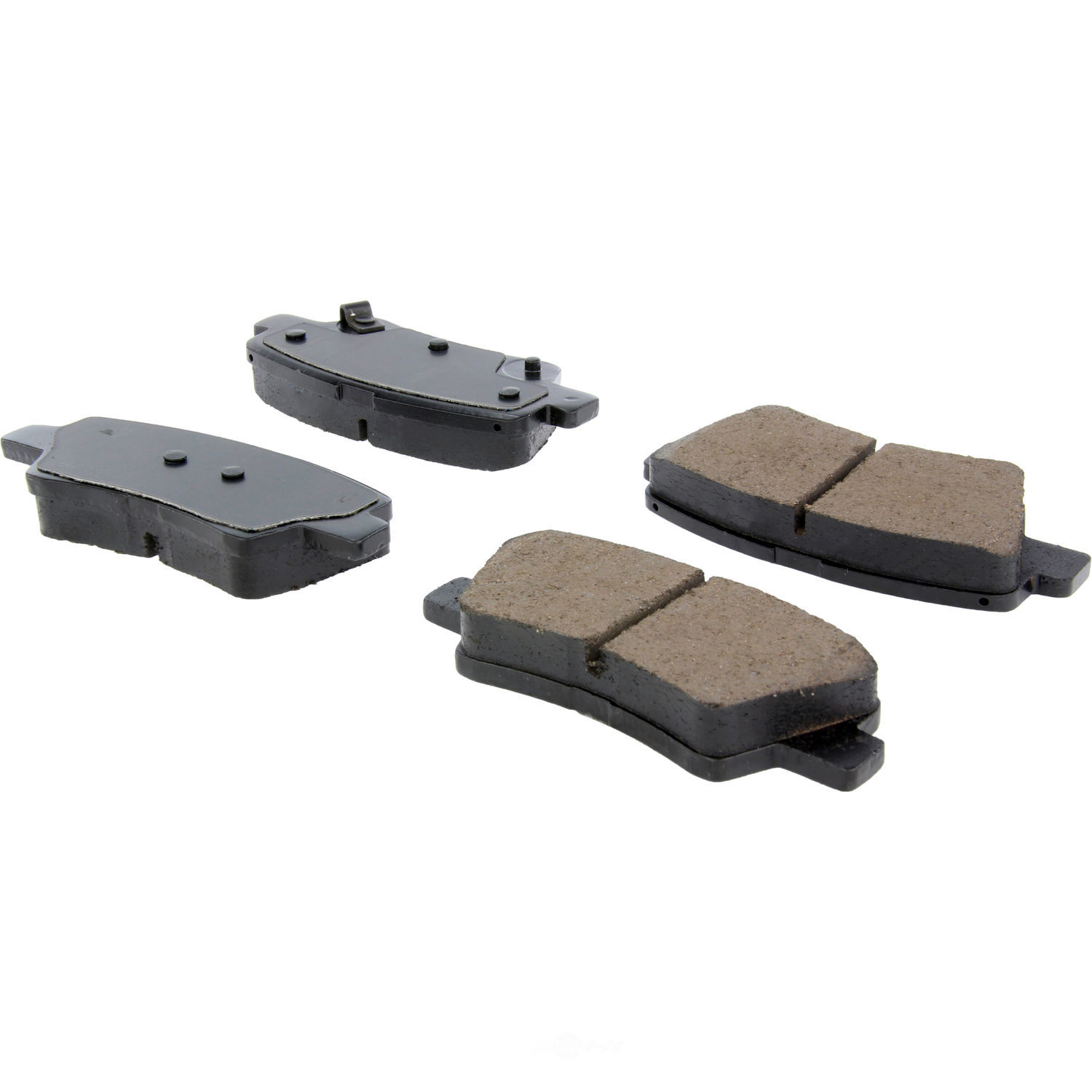 CENTRIC PARTS - Posi-Quiet Ceramic Disc Brake Pad w/Shims & Hardware-Preferred (Rear) - CEC 105.18130