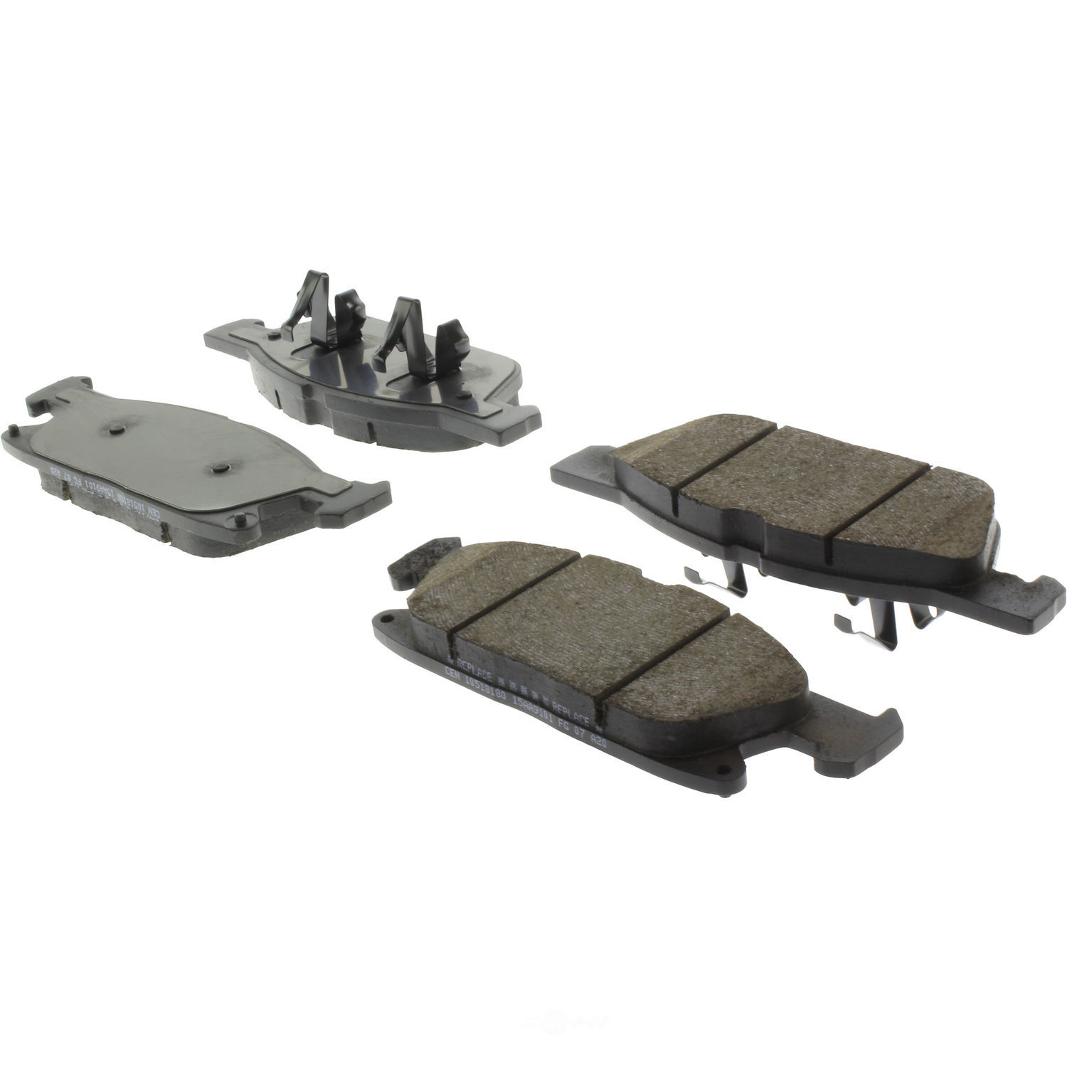CENTRIC PARTS - Centric Posi-Quiet Ceramic Disc Brake Pad Sets (Front) - CEC 105.18180