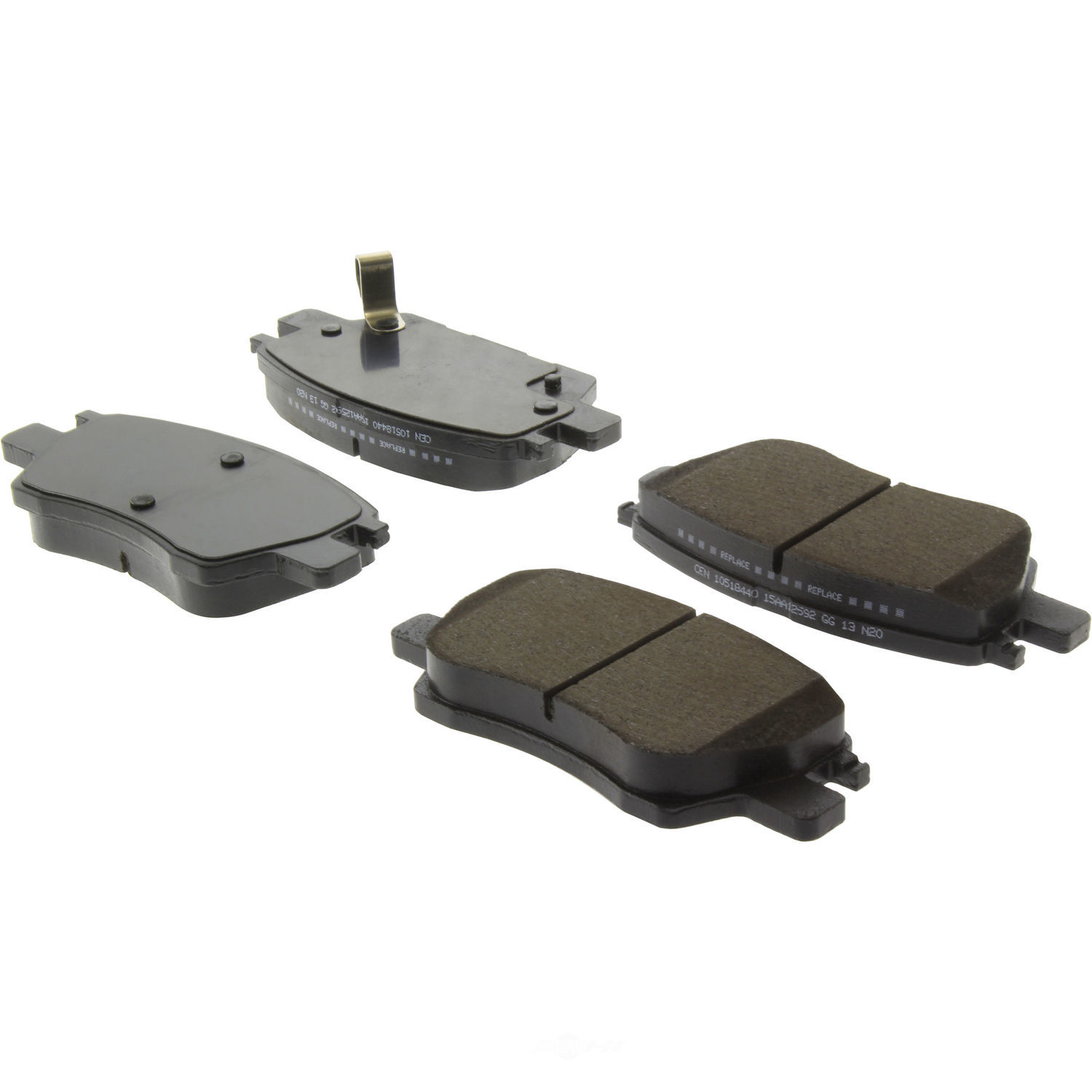 CENTRIC PARTS - Centric Posi Quiet Advanced Ceramic Disc Brake Pad Sets (Front) - CEC 105.18440