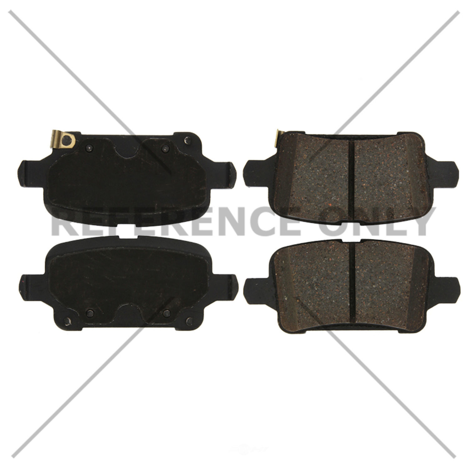 CENTRIC PARTS - Centric Posi-Quiet Ceramic Disc Brake Pad Sets - CEC 105.18570