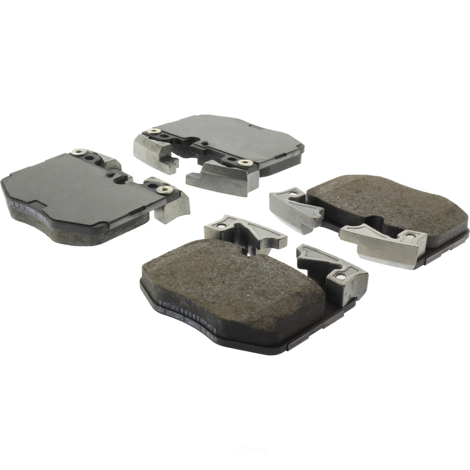 CENTRIC PARTS - Centric Posi Quiet Advanced Ceramic Disc Brake Pad Sets (Front) - CEC 105.18670