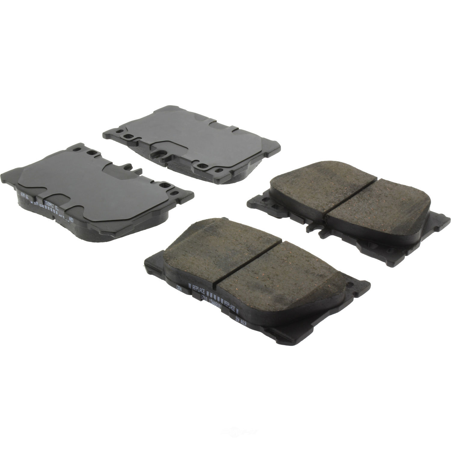 CENTRIC PARTS - Centric Posi Quiet Advanced Ceramic Disc Brake Pad Sets (Front) - CEC 105.18710
