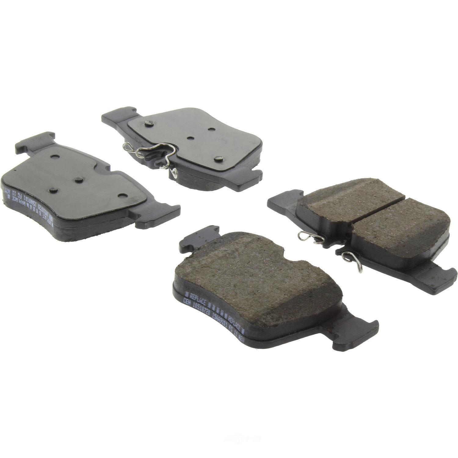 CENTRIC PARTS - Centric Posi-Quiet Ceramic Disc Brake Pad Sets (Rear) - CEC 105.18720